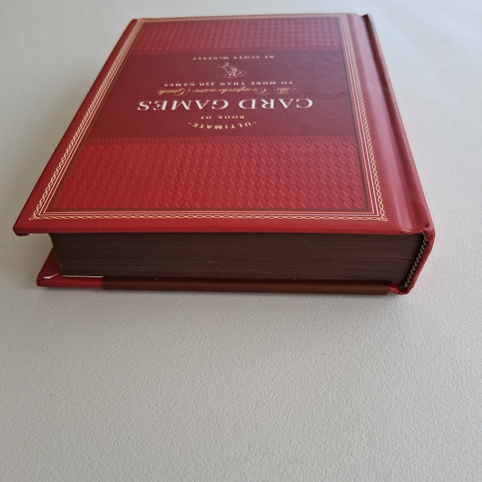 Ultimate Book of Card Games Scott McNeely Hardcover Comprehensive Guide 350+
