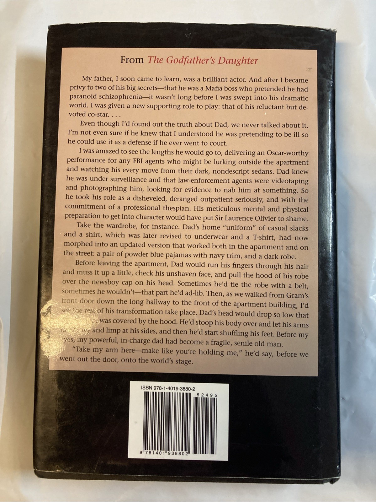 The Godfather’s Daughter: An Unlikely Story of Love, Healing, FIRST EDITION good