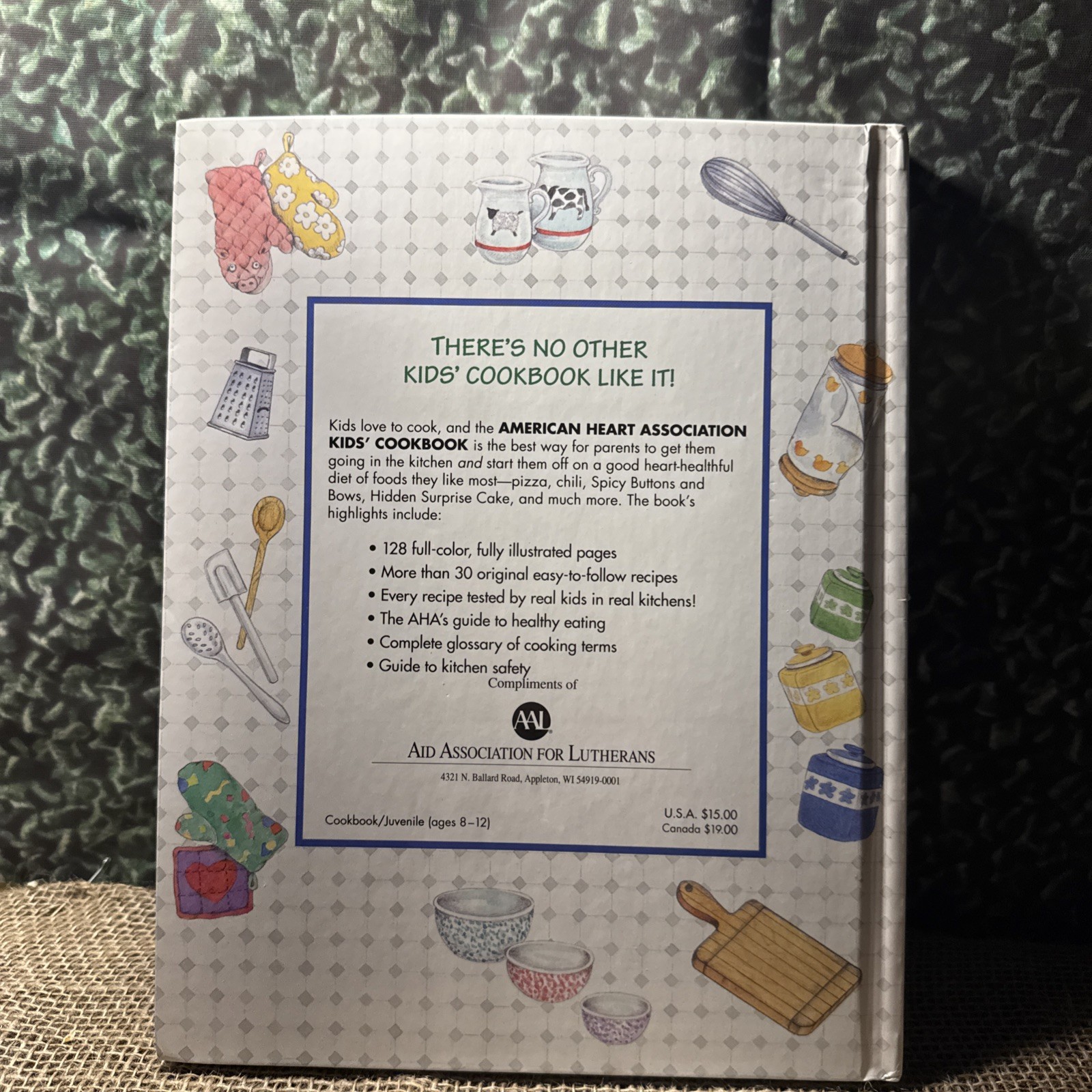 Kids AMERICAN HEART ASSOCIATON Cookbook ALL RECIPES MADE BY REAL KIDS REAL KITCH