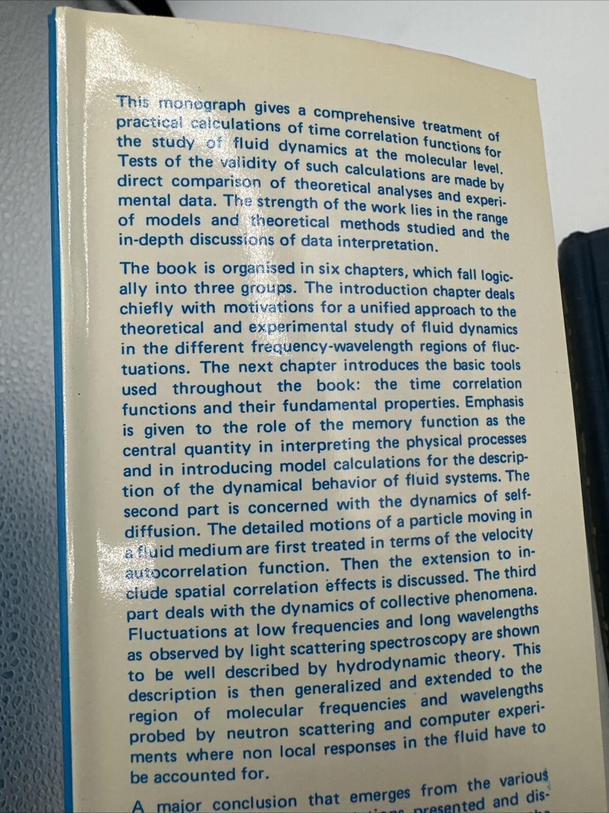 Molecular Hydrodynamics Jean Boon Sidney Yip Hardcover 1980 Rare 415 Pages DJ