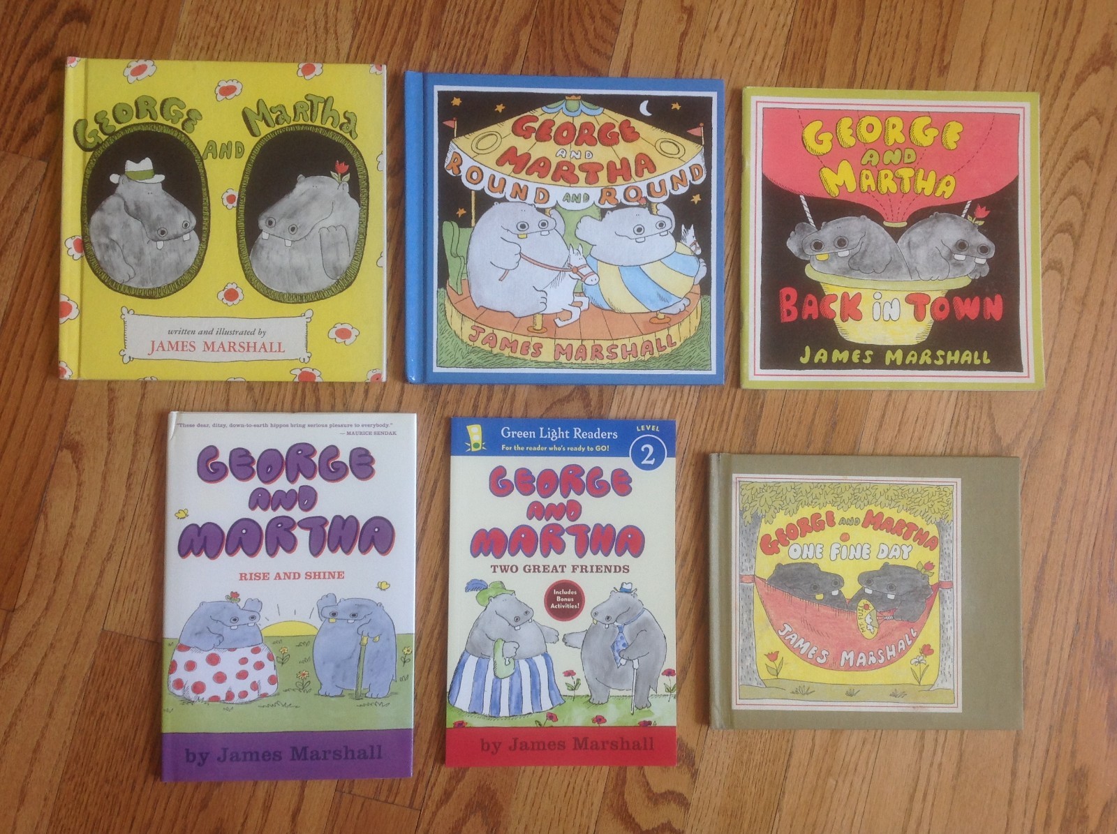 Lot 6 GEORGE AND MARTHA Books by James Marshall HB/PB One Fine Day & More! VGC