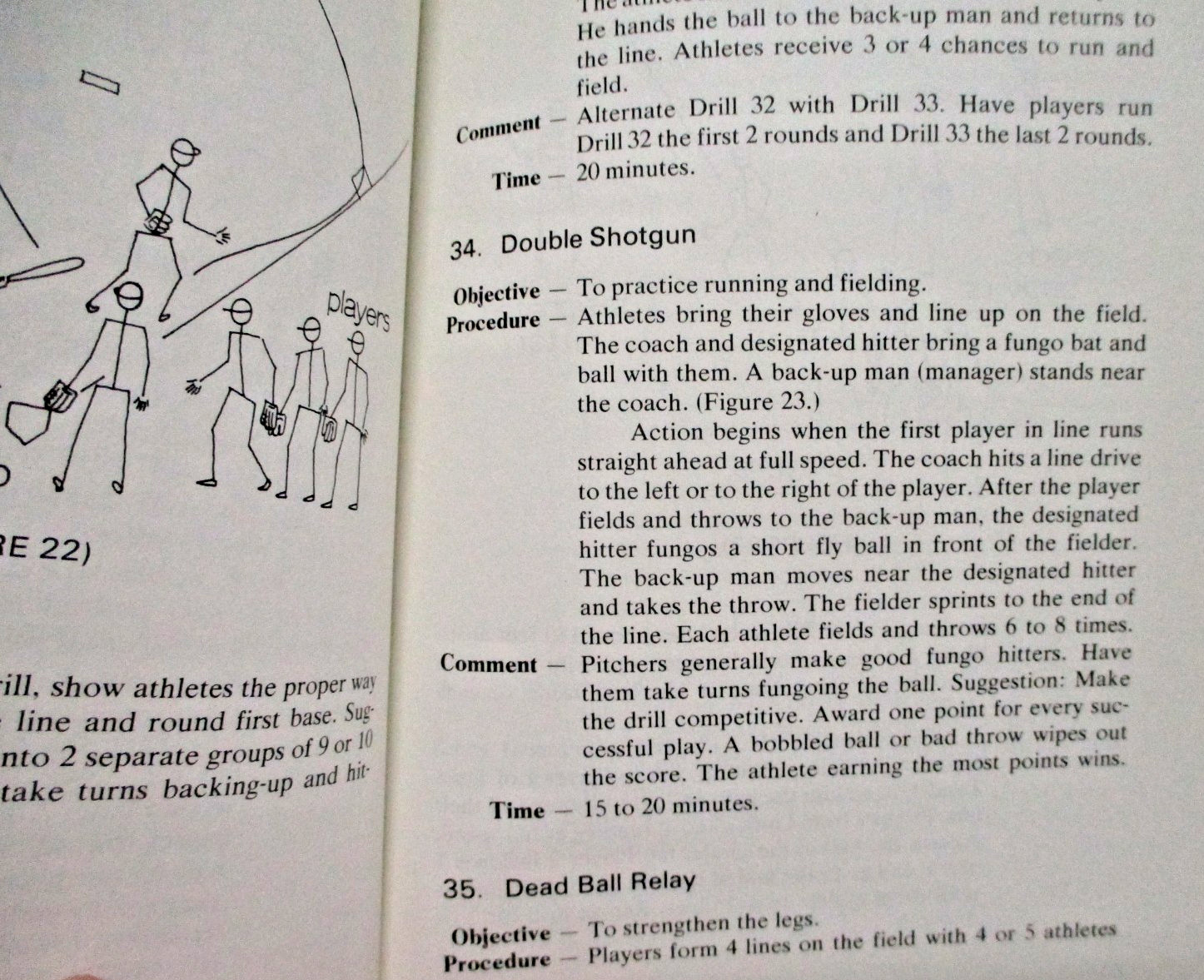 The Complete Book of Baseball Drills by Robert G. Hoehn 1977 HC book