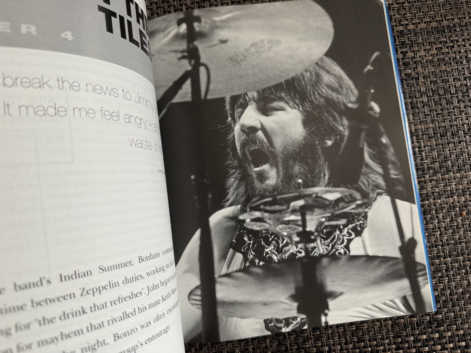 John Bonham – A Thunder Of Drums Chris Welch Geoff Nicholls 2001 PB Book