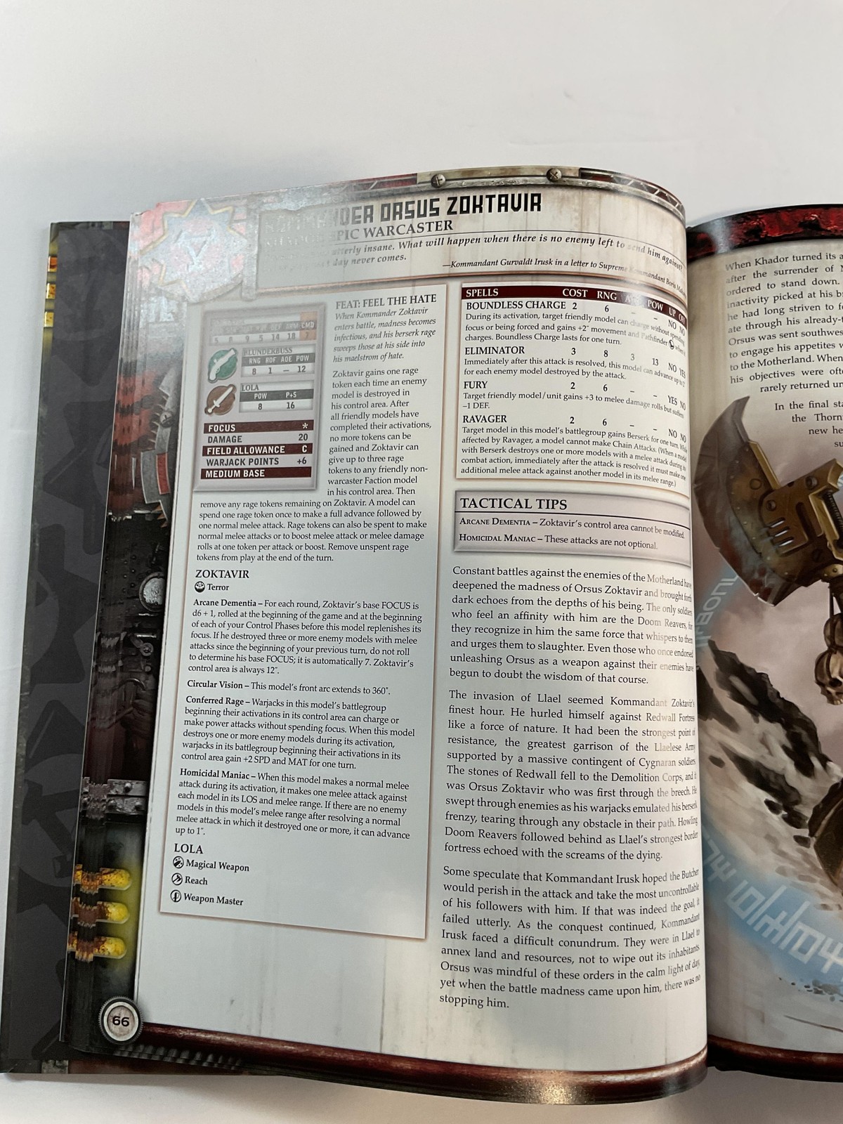 Forces Of WARMACHINE: KHADOR By Privateer Press (English) Hardcover RPG