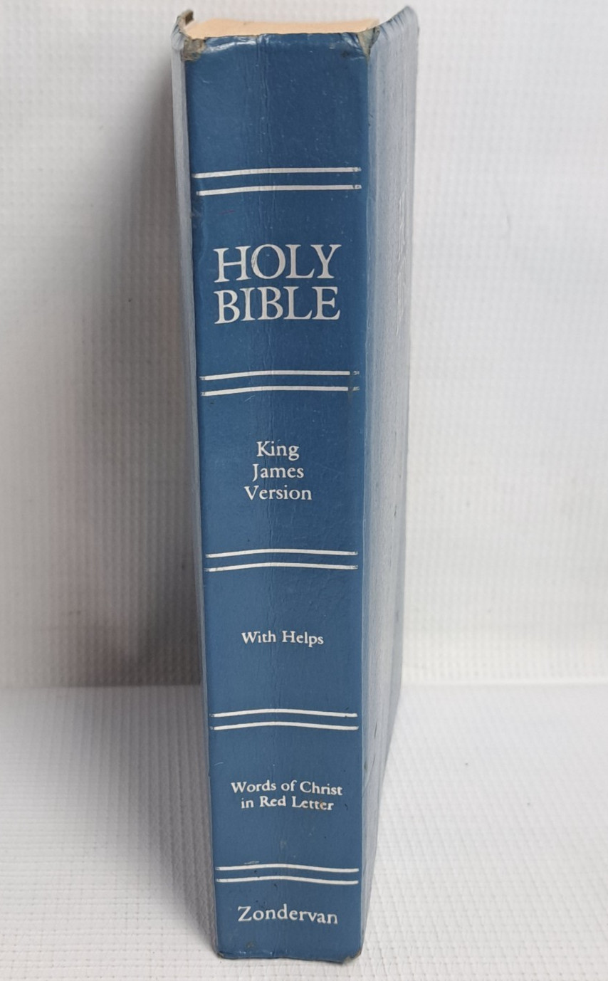 Holy Bible KJV Words of Christ in Red References, Bonded Leather, 1962 Zondervan