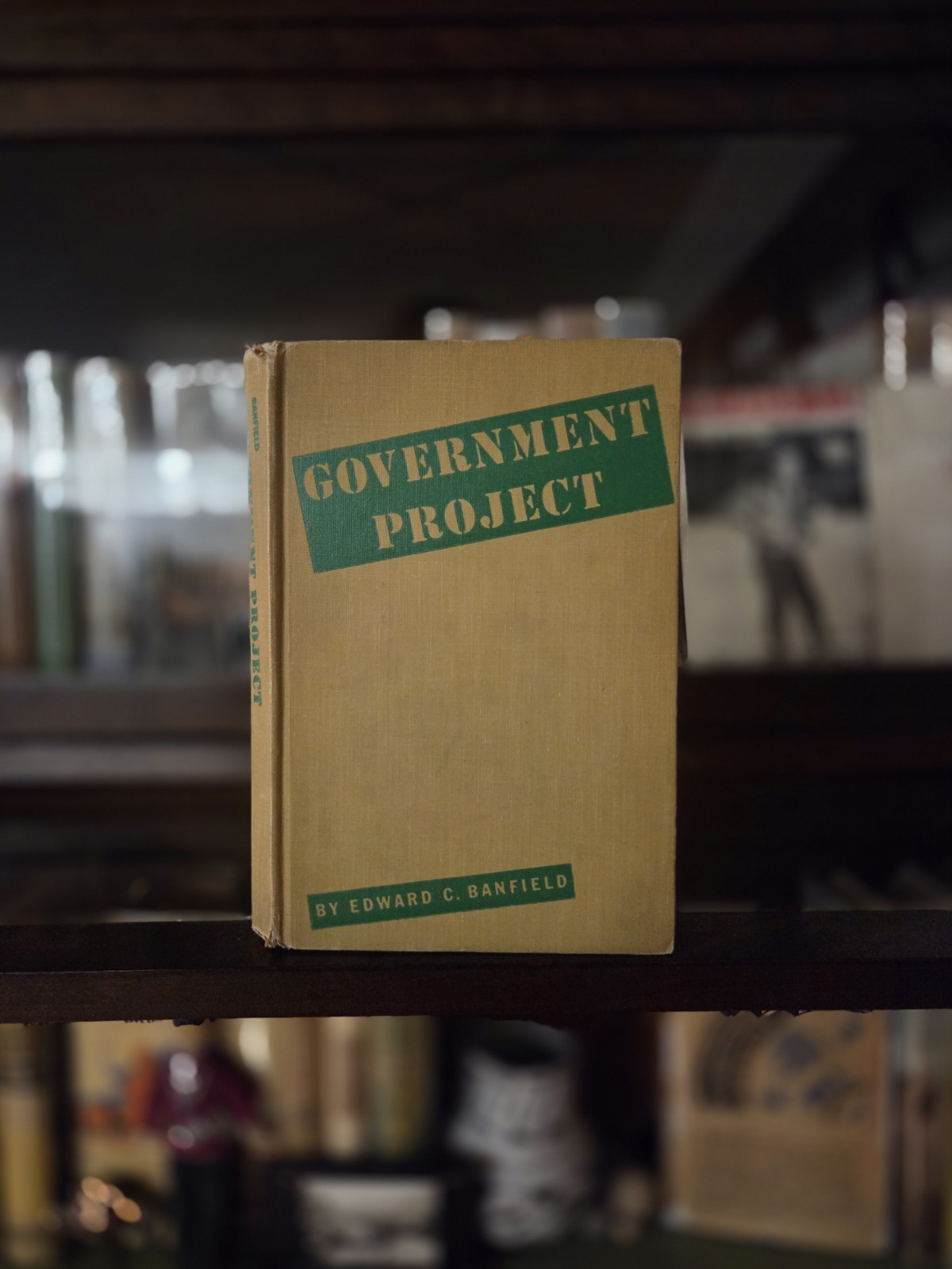 RARE Government Project by Edward C. Banfield 1st Printing 1st Edition 1951 HC