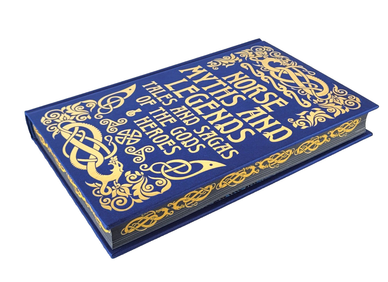 NORSE MYTHS AND LEGENDS Deluxe Hardcover Edition with Painted Edges *New*