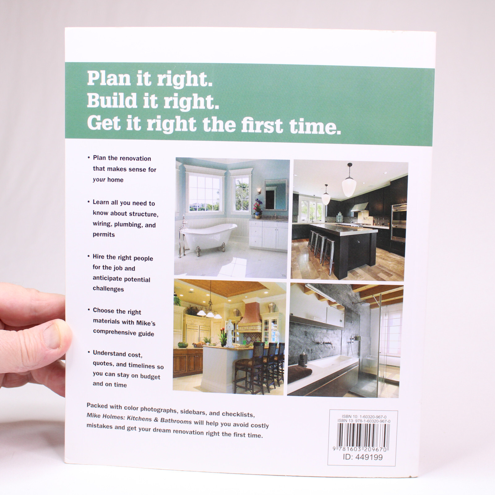 Mike Holmes Kitchens & Bathrooms Make It Right By Holmes Mike Paperback Book
