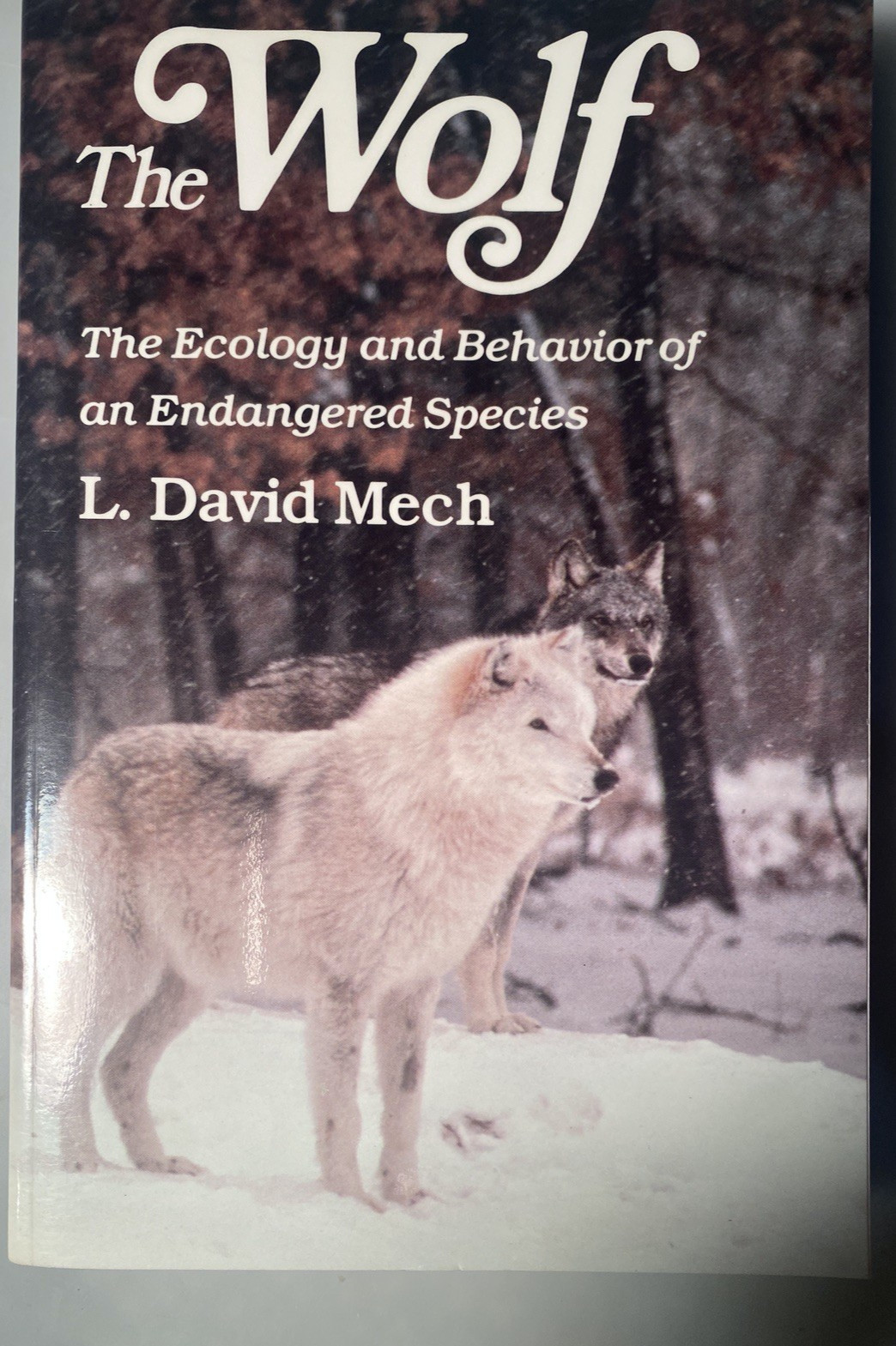 THE WOLF Ecology Behavior of an ENDANGERED SPECIES by L. David Mech SIGNED