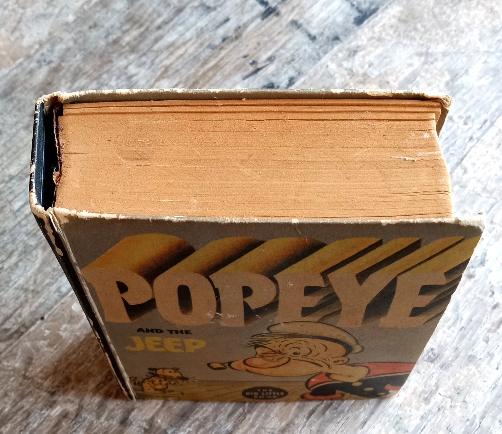 Popeye And The Jeep ~1937 Vintage Small HC~ E. C. Segar 30s Whitman Comic Illust