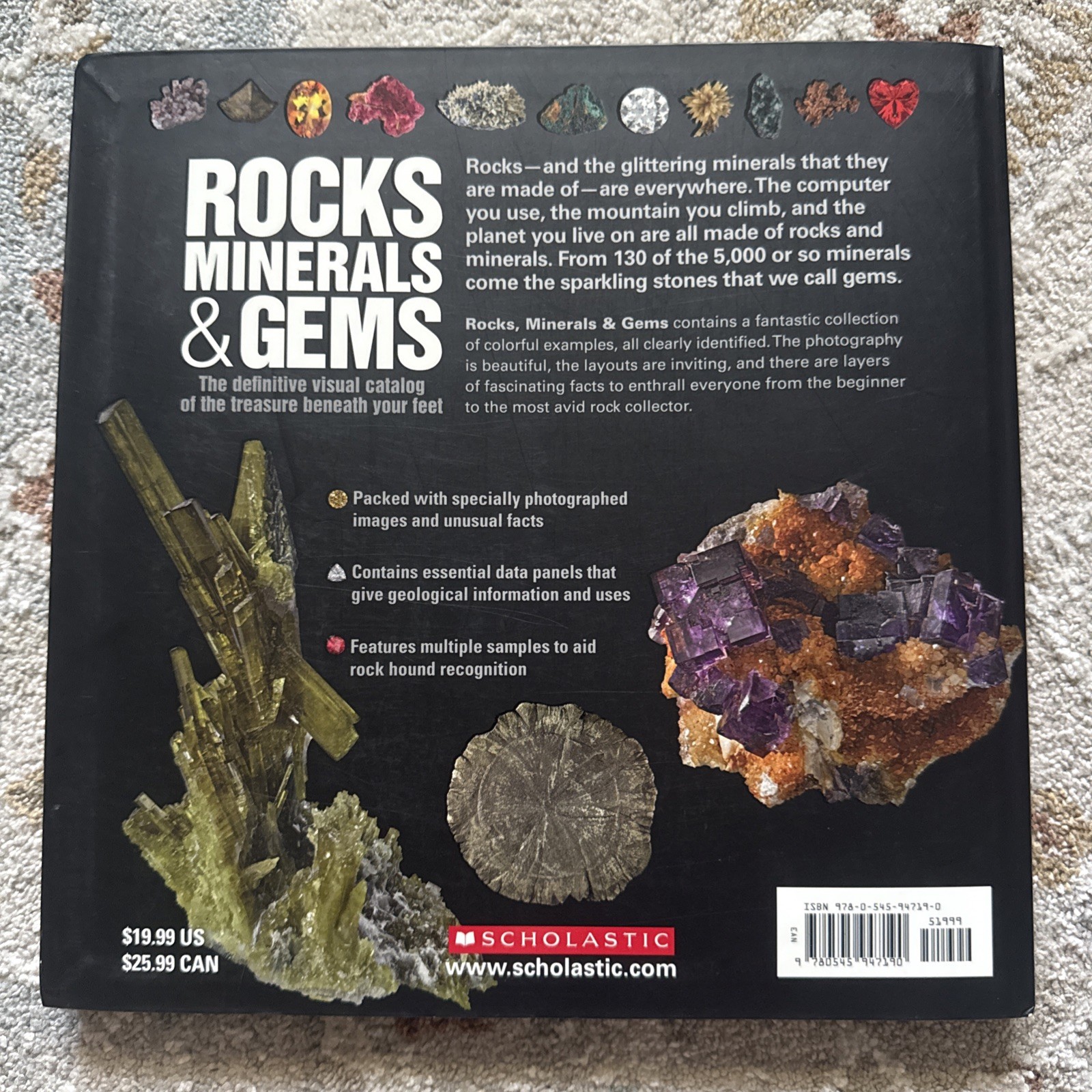Rocks, Minerals and Gems by Miranda Smith and Sean Callery (2016, Hardcover)