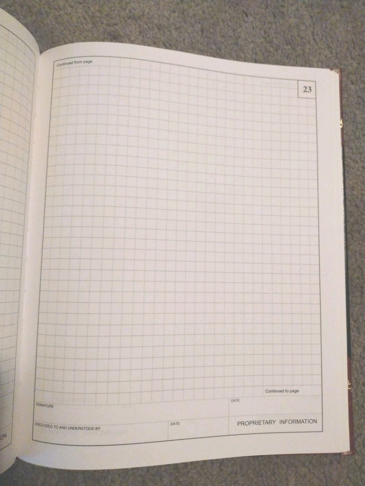 Engineering Notebook: Graph Paper Notebook for Students / Grid Format Hardback