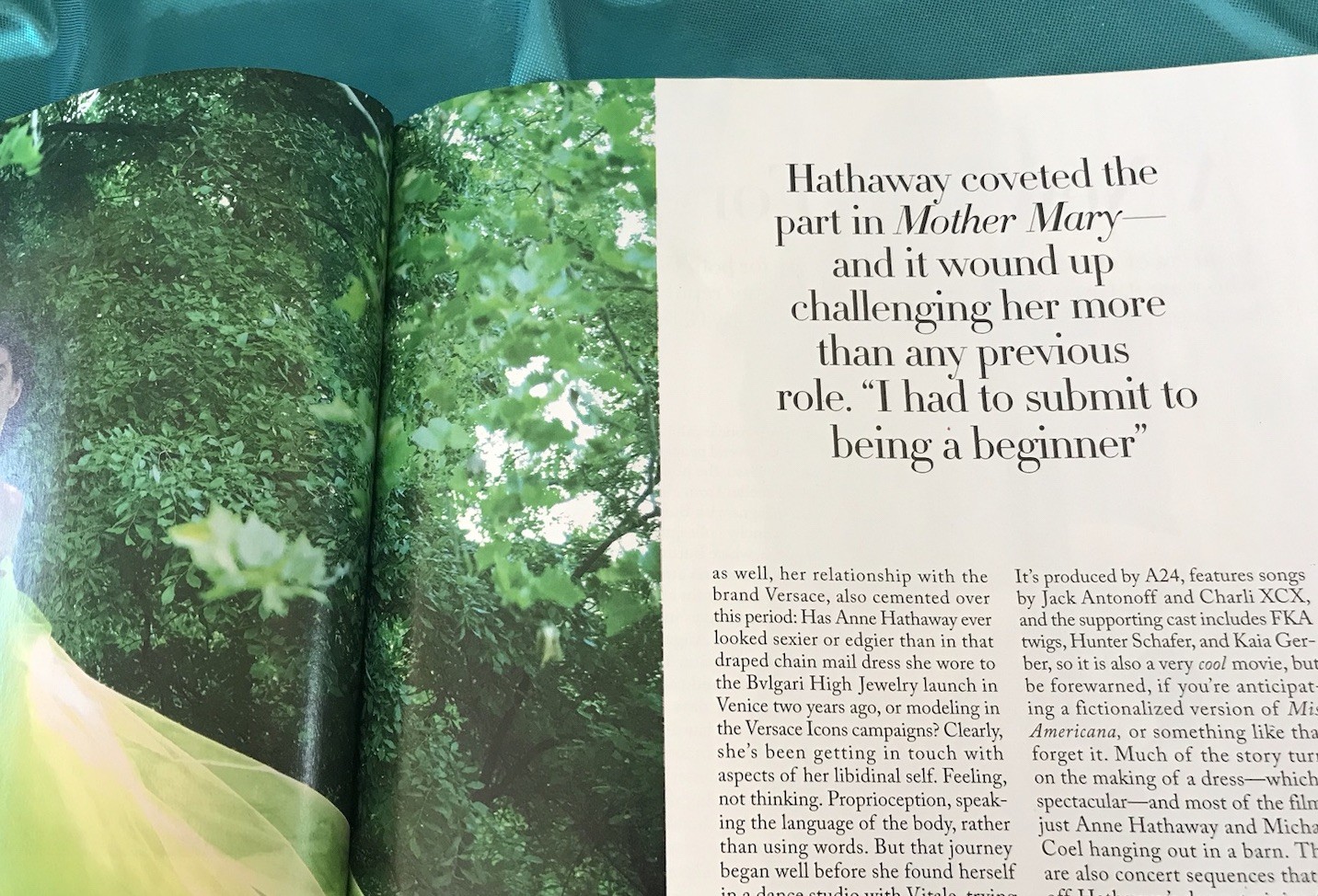 Vogue Magazine August 2025 ~ Anne Hathaway Fearless ~Sarah Burton~ Arundhati Roy