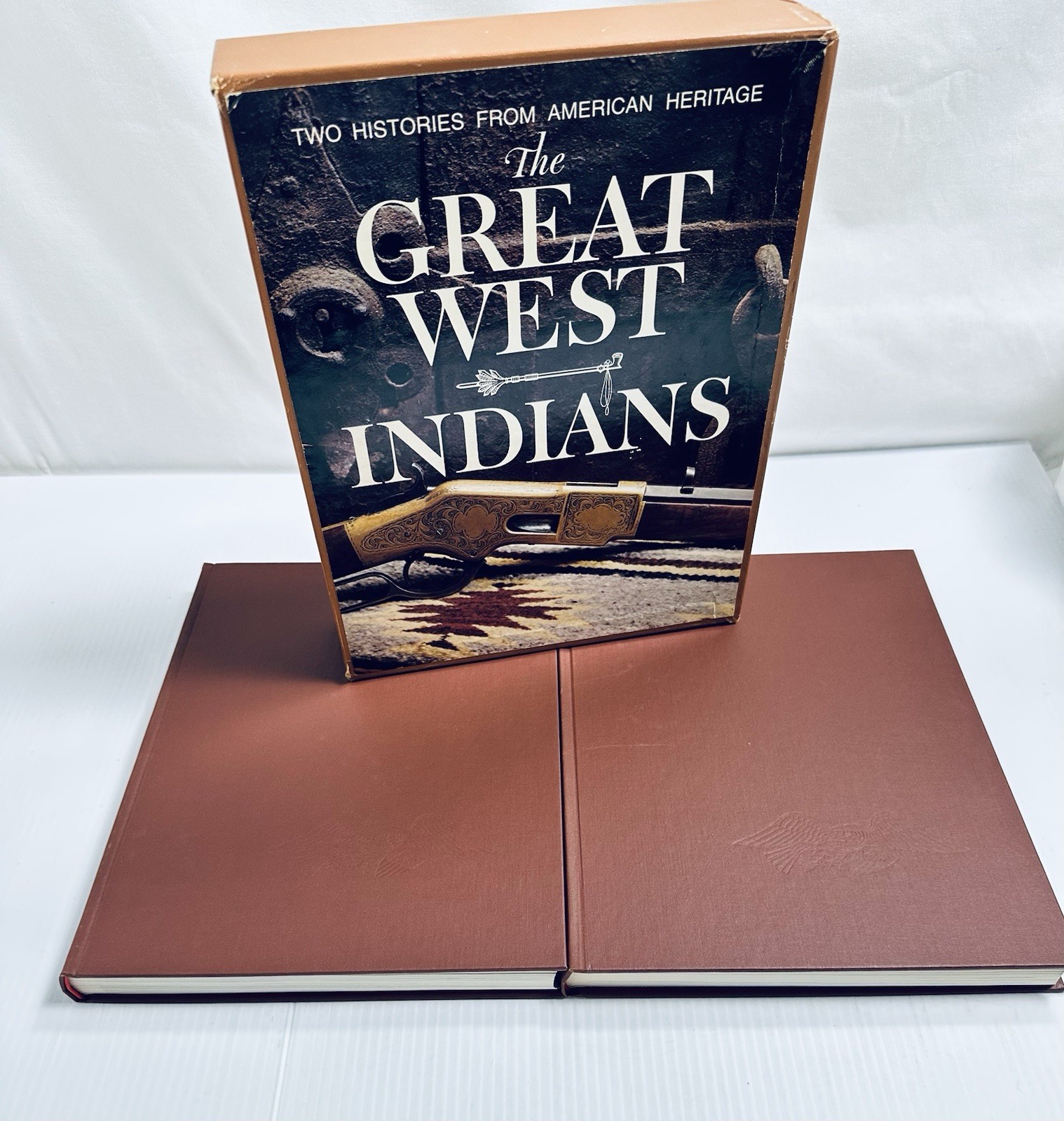 The Great West and Indians Two Volume Illustrated Set American Frontier History