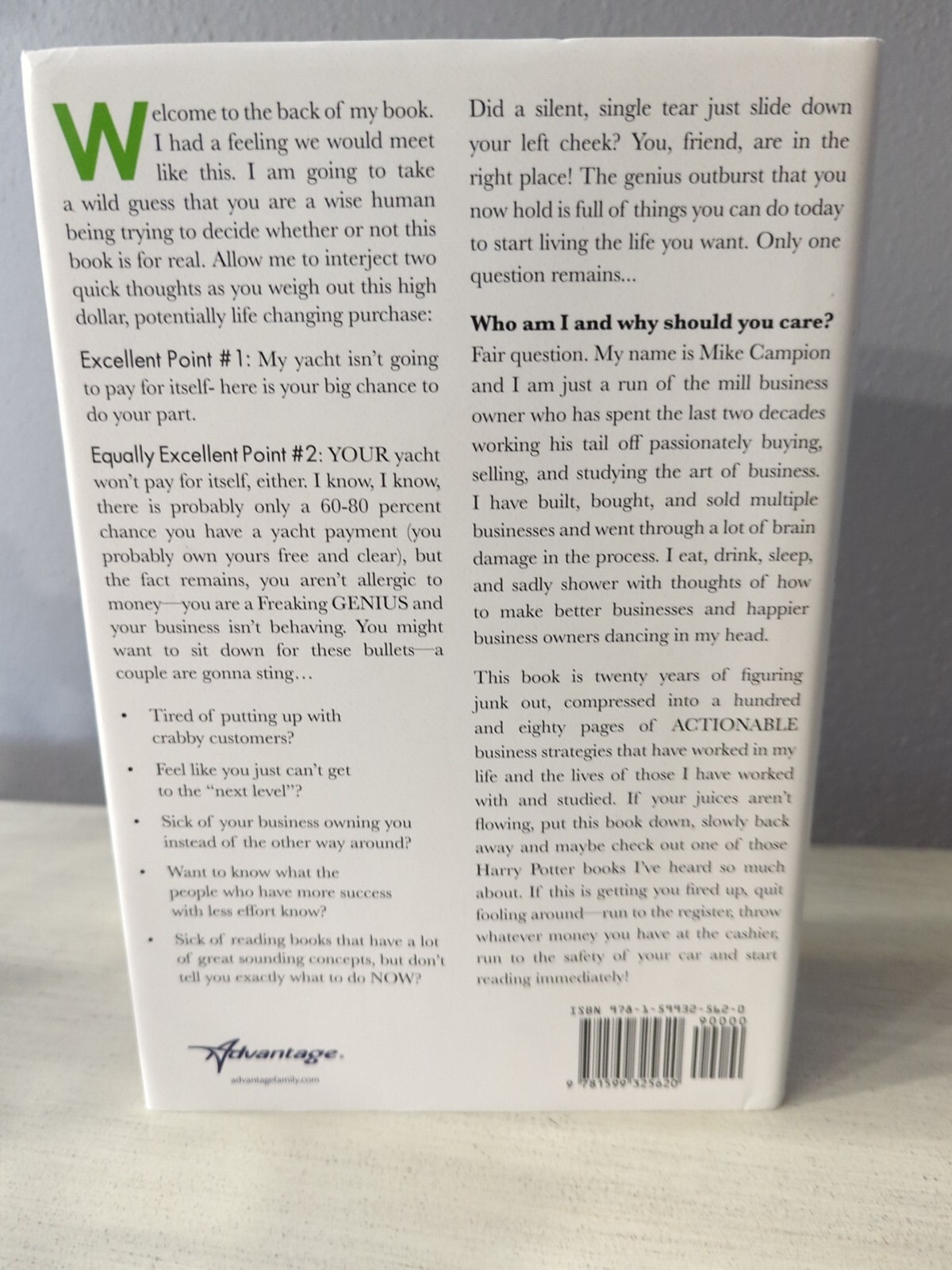 I’m A Freaking Genius Why Is Business So Hard? By Mike Campion Hardcover, 2015