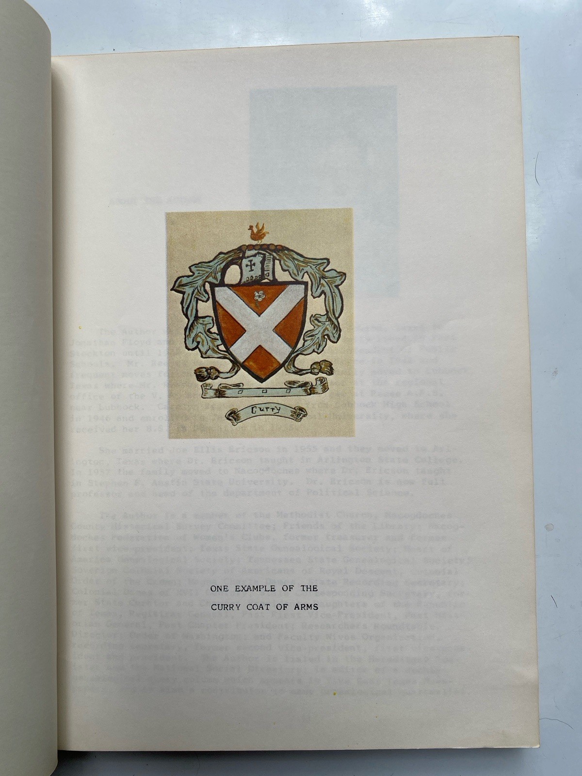 Curry Cousins 1785 To 1974 Carolyn Reeves Ericson Genealogy PB
