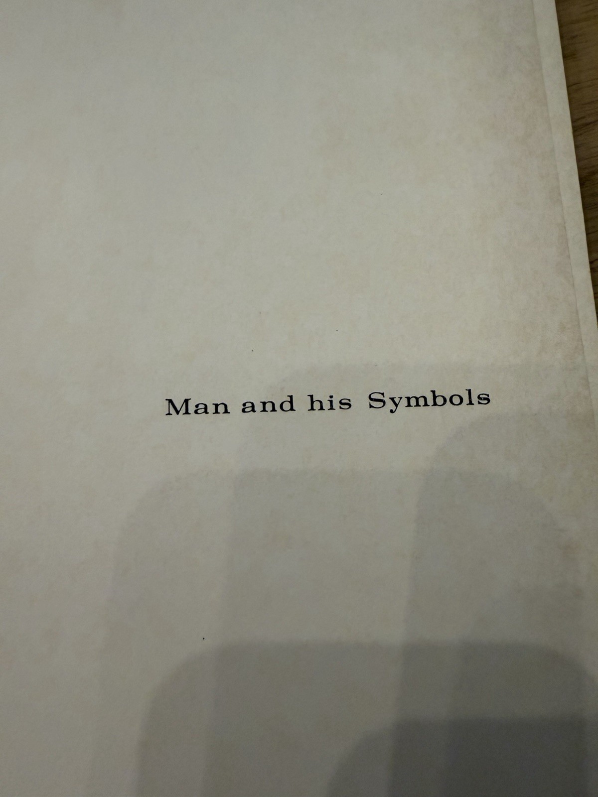 Carl G. Jung Man and His Symbols Windfall Book Doubleday 1964 HC Illus