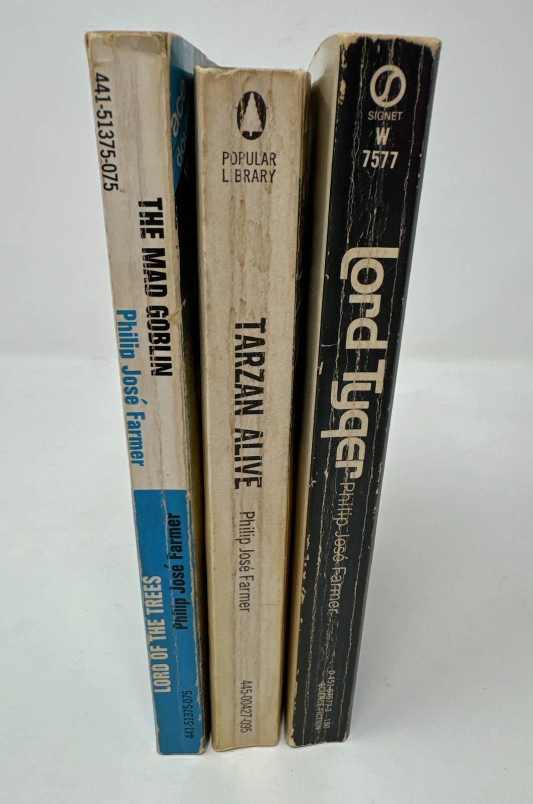 LOT OF 3 Philip Jose Farmer The Mad Goblin/Lord of the Trees Lord Tyger Tarzan