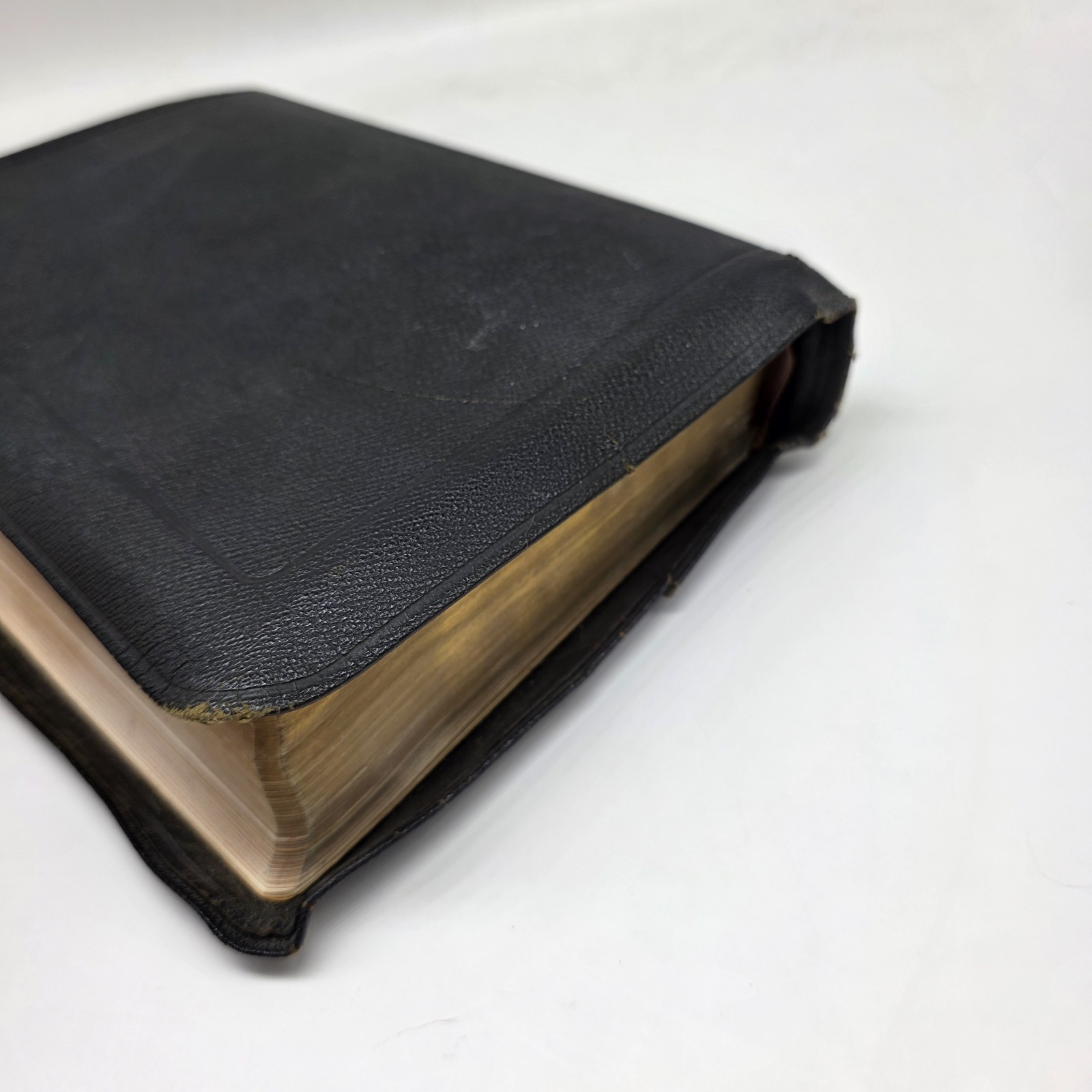 1950 Holy Bible New Analytical Indexed Dictionary Concordance King James Leather