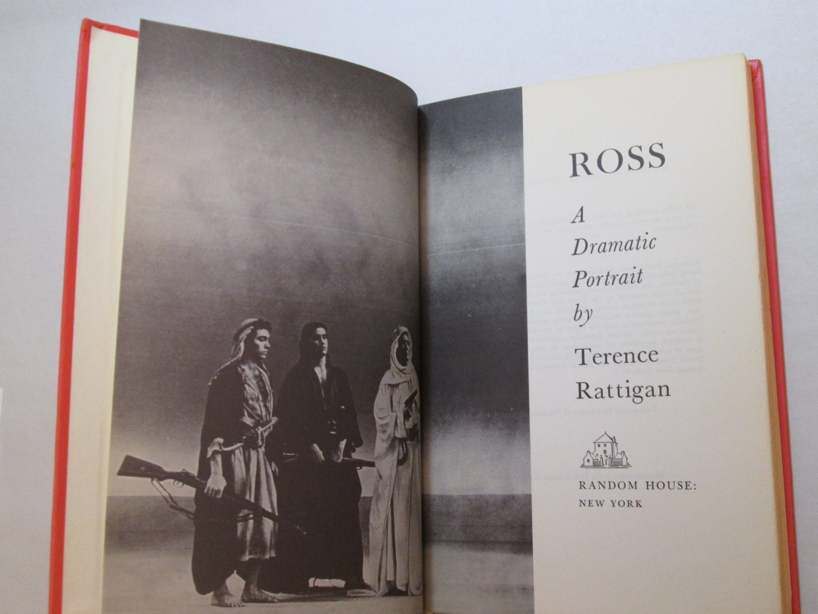ROSS a Dramatic Portrait BY TERENCE RATTIGAN 1960 HC Drama PLAY Script