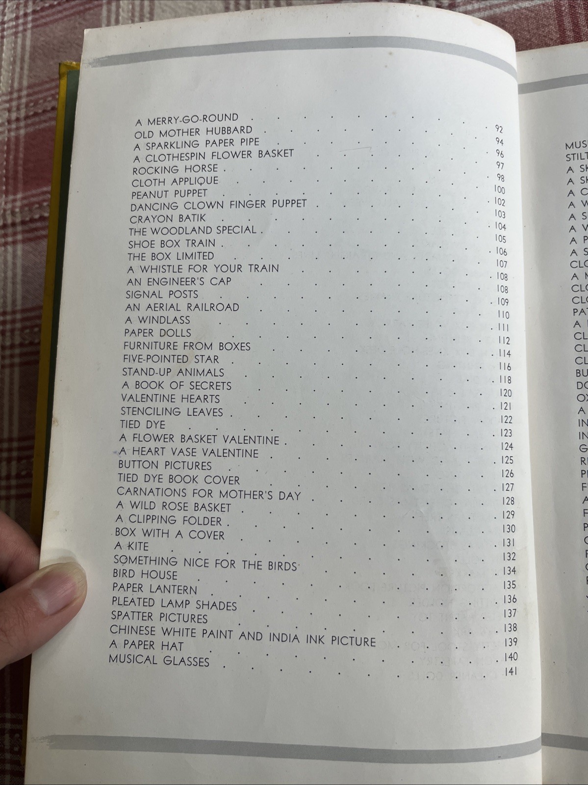 Vintage 1960 Things to Make and Do Child Horizons Hardcover Book