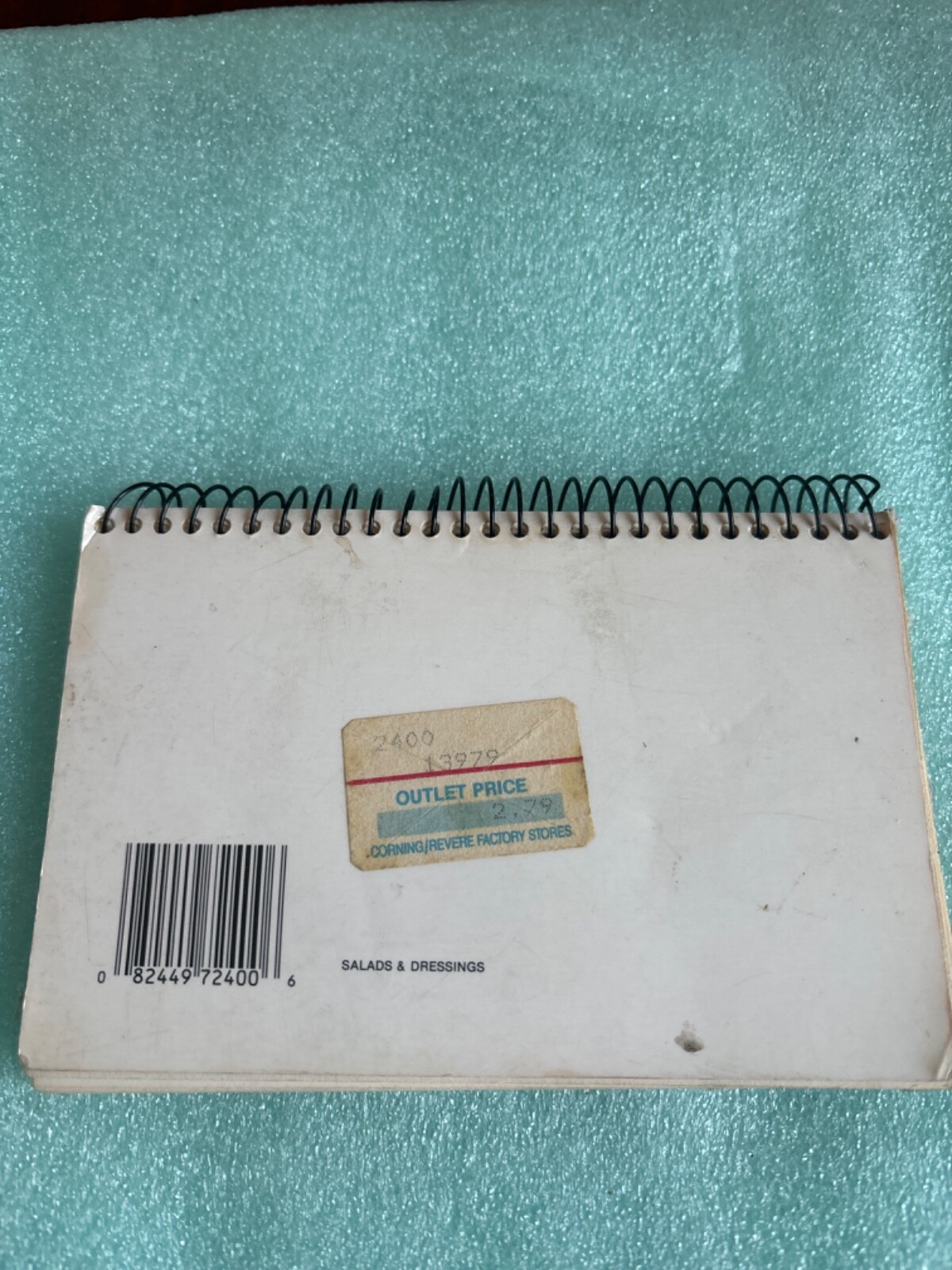 SALAD AND DRESSINGS RECIPE BOOK~POCKET BOOK 5.5×4”~147 RECIPES,147 PAGES
