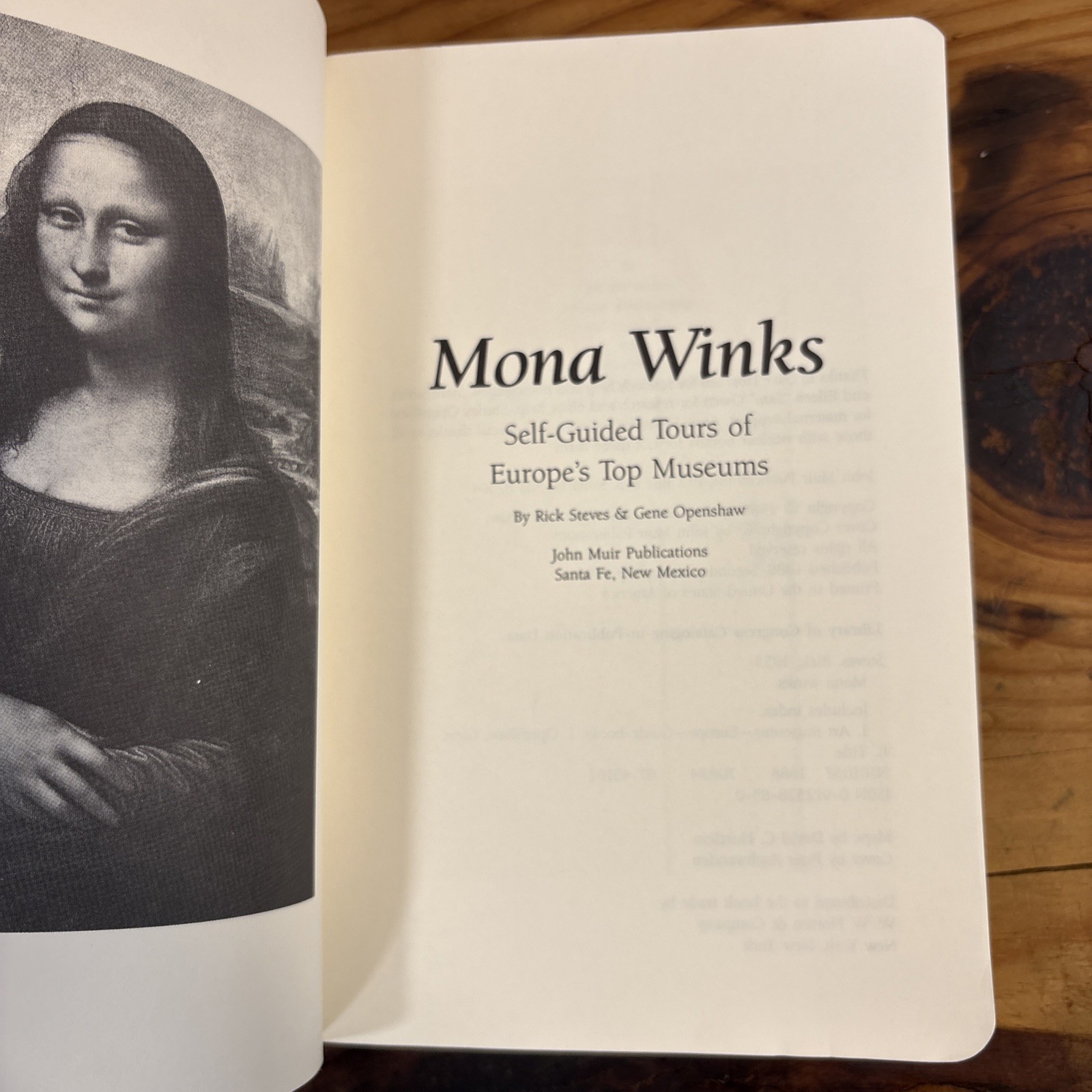 Mona Winks: Self-Guided Tours of Europe’s Top Museums Rick Steves Muir Press