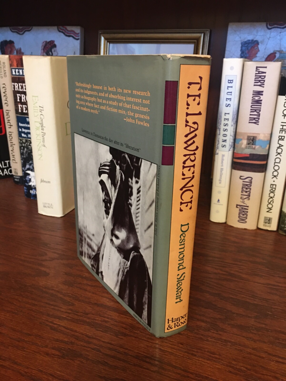 T. E. Lawrence. A New Biography. Desmond Stewart. Harper 1977 Hardcover. Nice