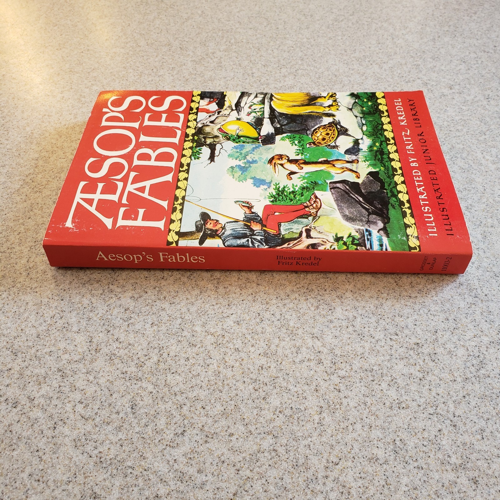 Aesops Fables Illustrated Junior Library 1989 Printing 234 Pages