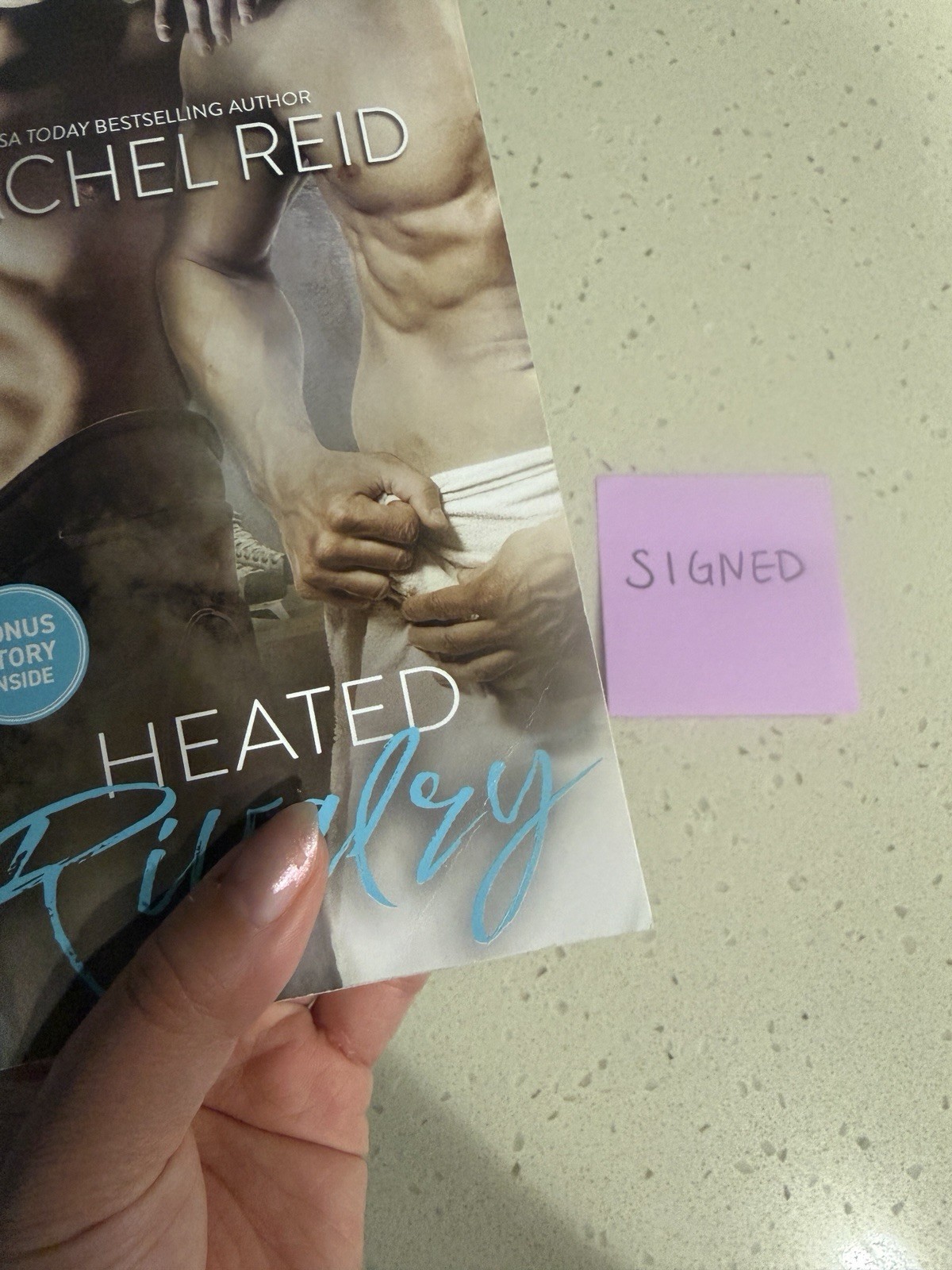 Heated Rivalry by Rachel Reid – OOP – Mass Market – SIGNED – Game Changers