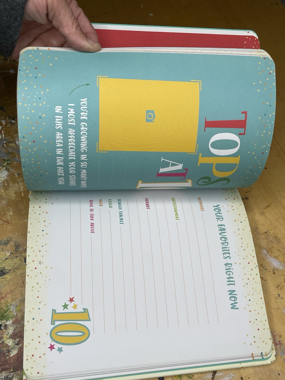 1-18 Birthdays Memory Book A Keepsake to Celebrate Each Year Grad Gift Family