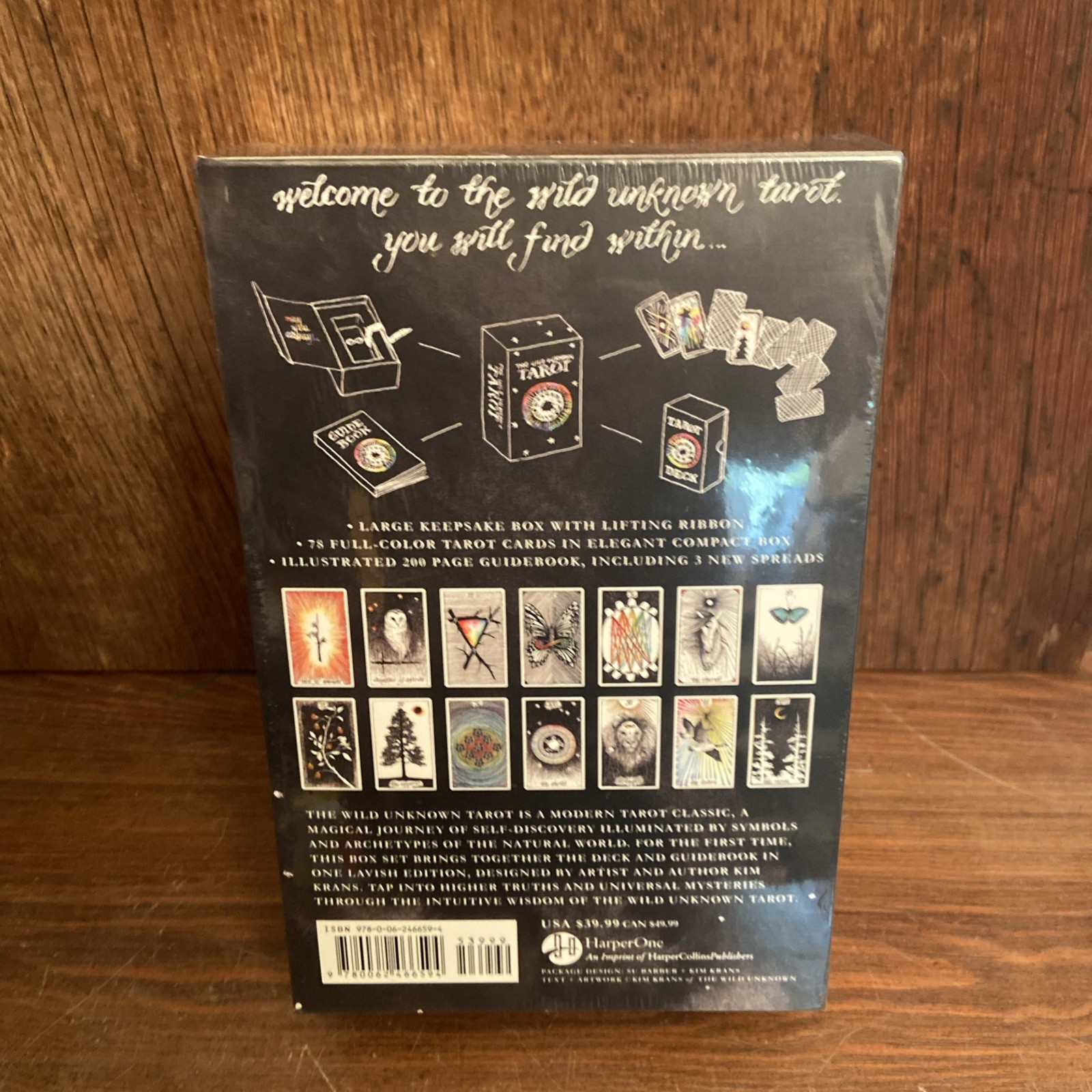 NEW The Wild Unknown Tarot Deck & Guidebook Box Set By Kim Krans New Sealed