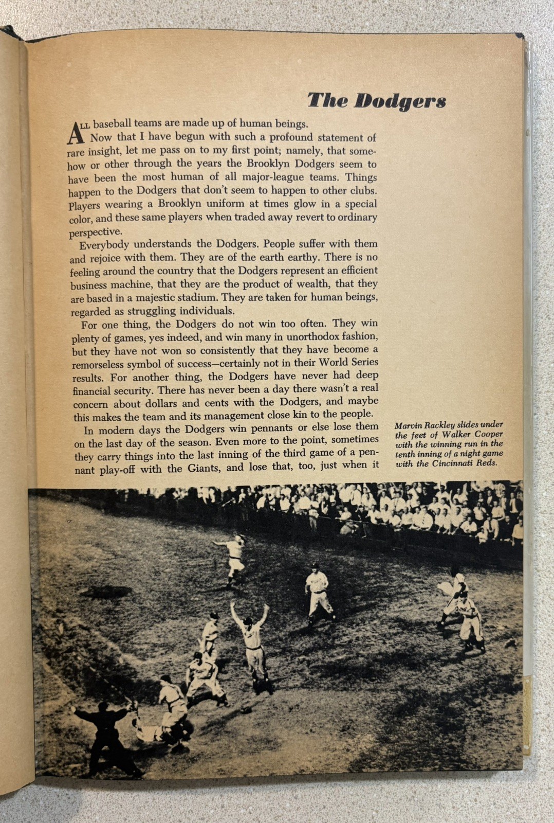 The Rhubarb Patch Brooklyn Dodgers 1954 HC DJ 1st ed Ruth Reese Robinson Snider