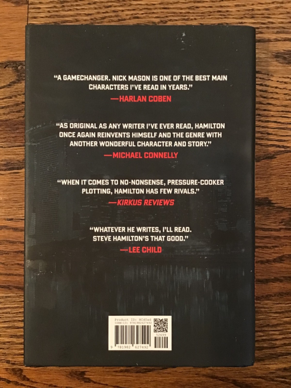 An Honorable Assassin Nick Mason Novel By Steve Hamilton First Edition Hardcover