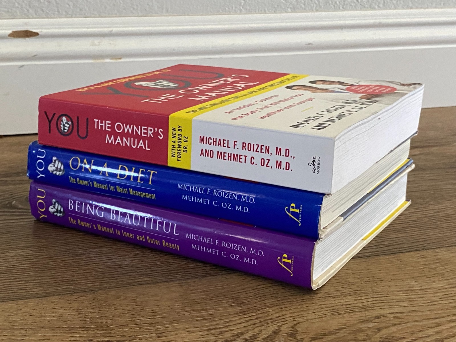Lot of 3 “You” books by Dr. Oz & Dr. Roizen “Being Beautiful” “You on a Diet”..