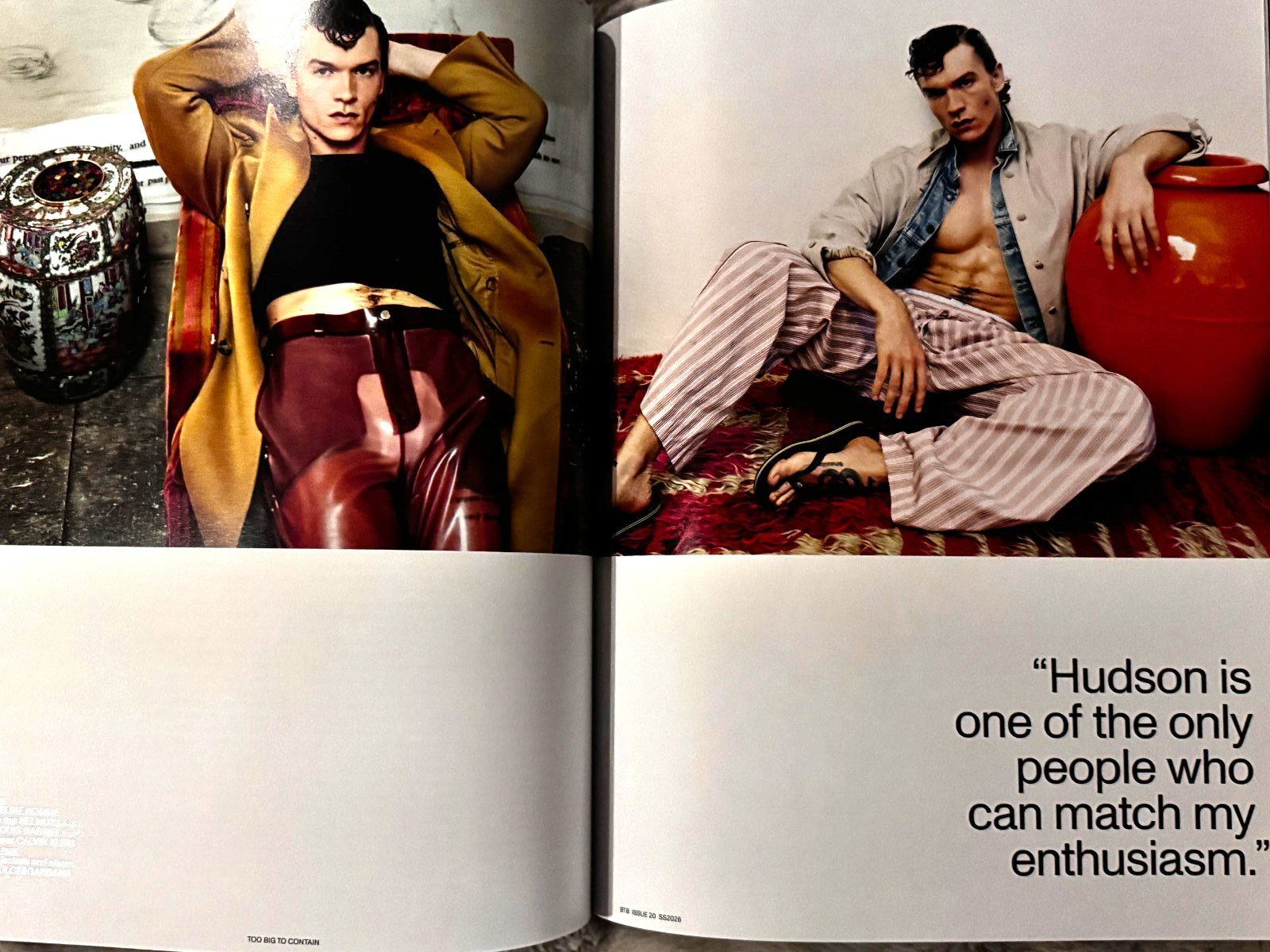 “Behind the Blinds” Magazine Heated Rivalry NEW Connor Storrie Francois Arnaud