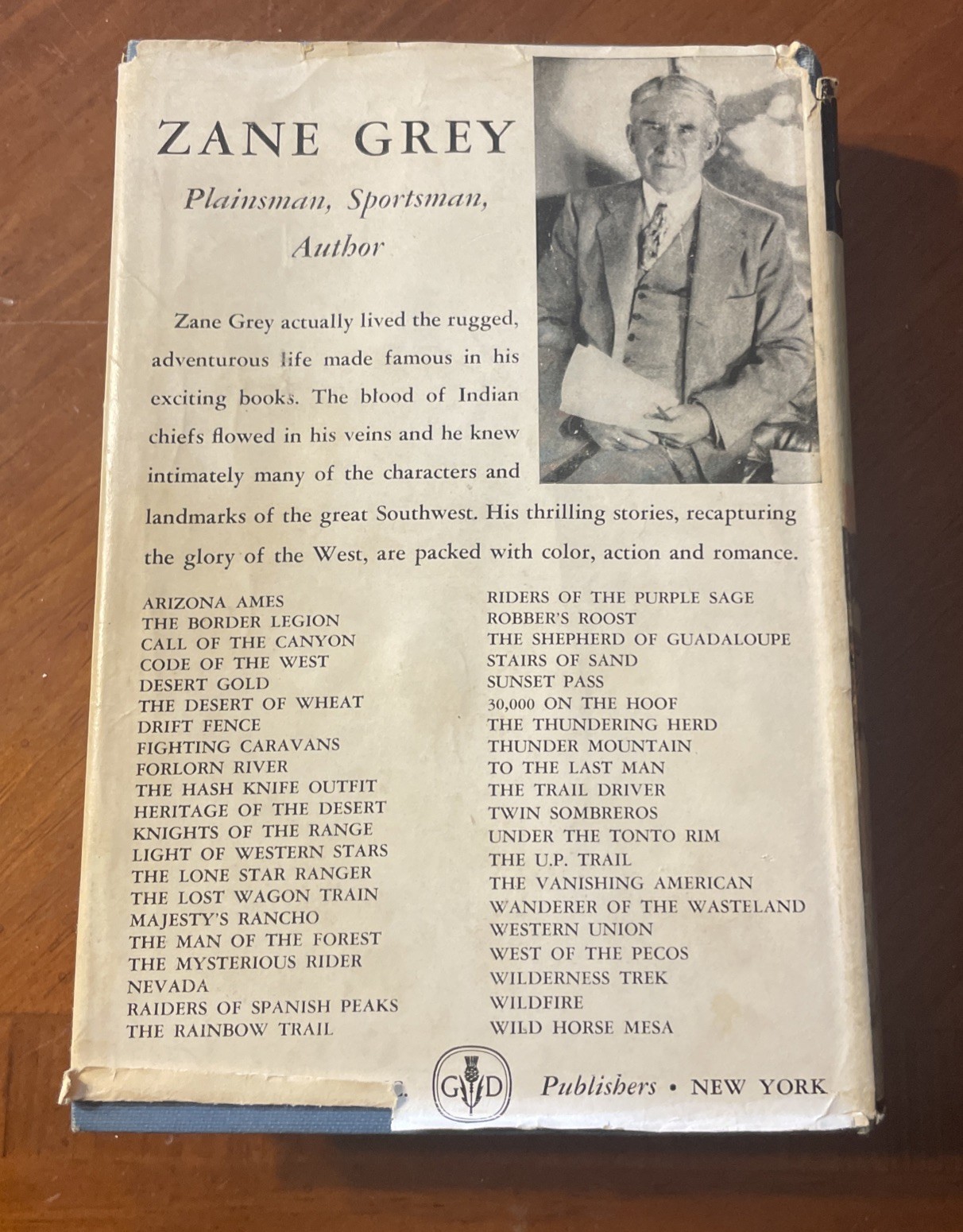 The Hash Knife Outfit by Zane Grey | 1933 Grosset & Dunlap HC W/ Dust Cover