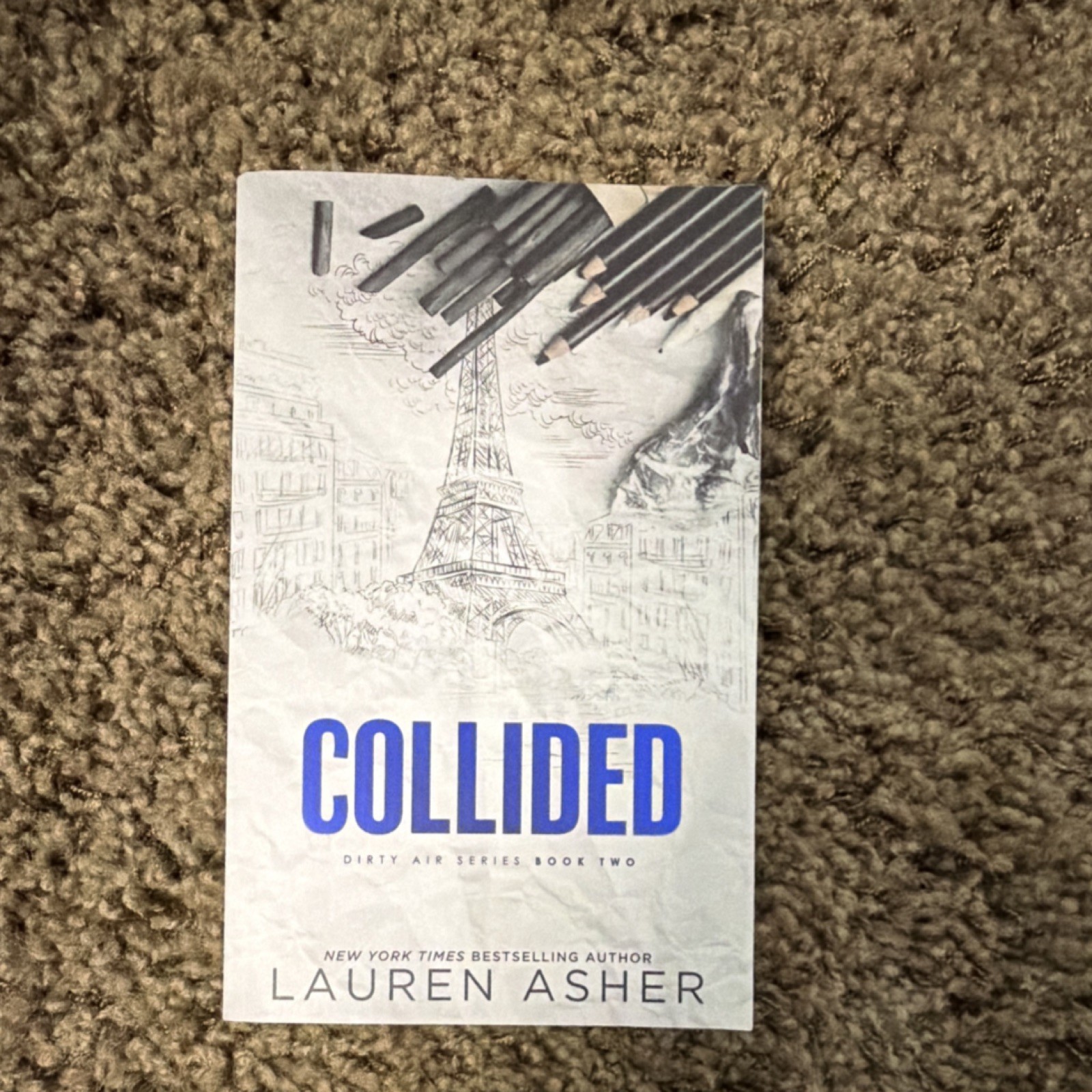 Collided by Lauren Asher, Paperback Bloom Books Dirty Air Series, Formula 1 Rom…