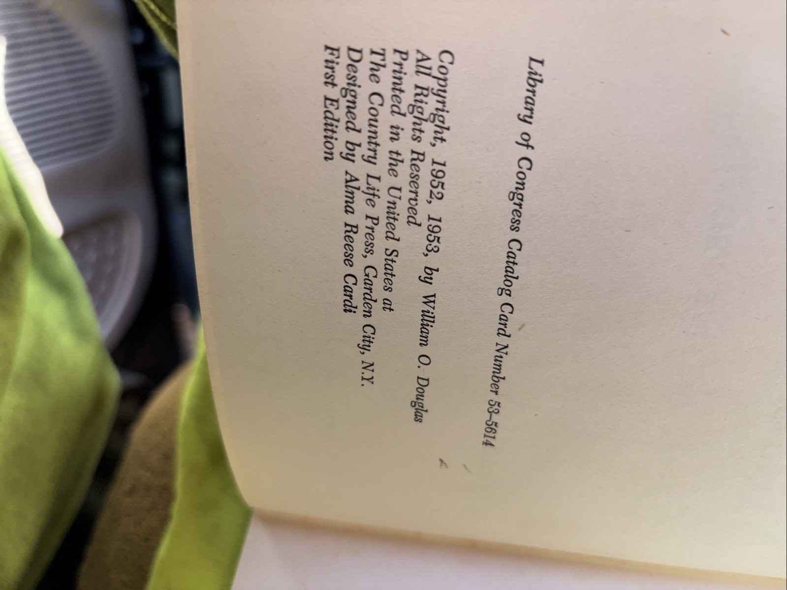 North from Malaya (1953) 1st ed. signed William Douglas Fabulous Condition !!!