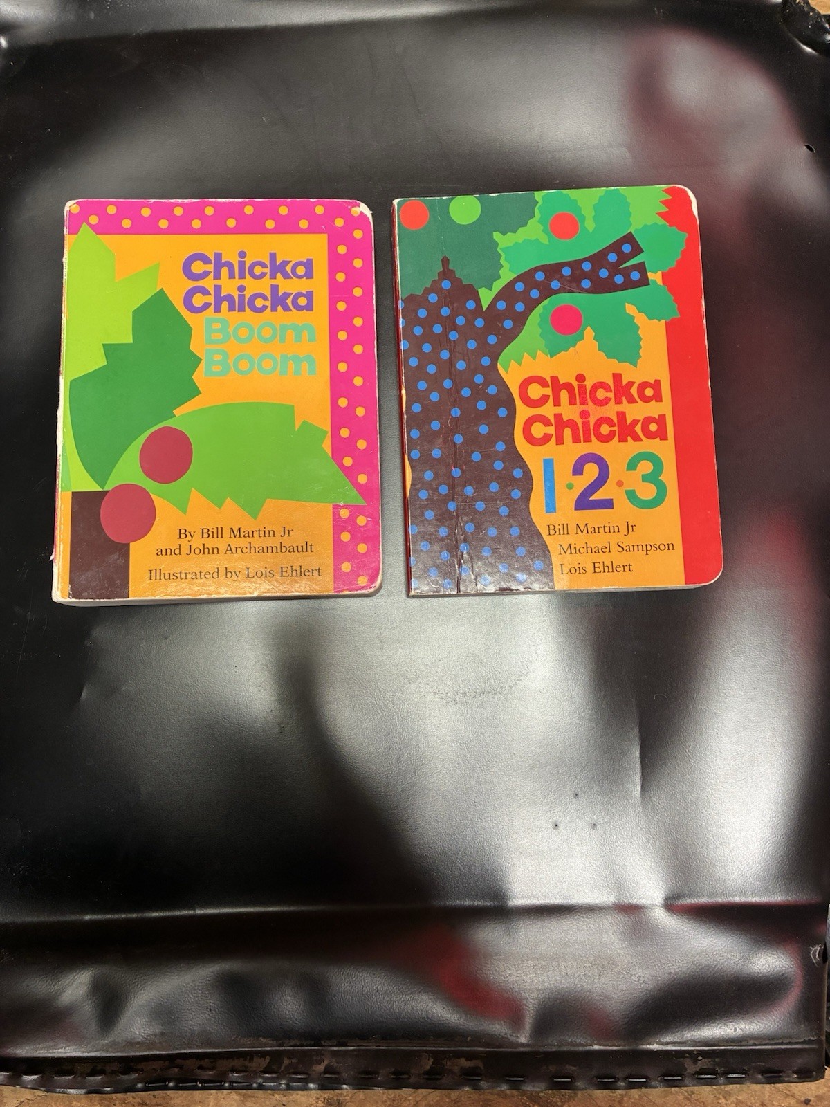 Two Baby Board Books: Chicka Chicka Boom Boom And Chicka Chicka 1-2-3