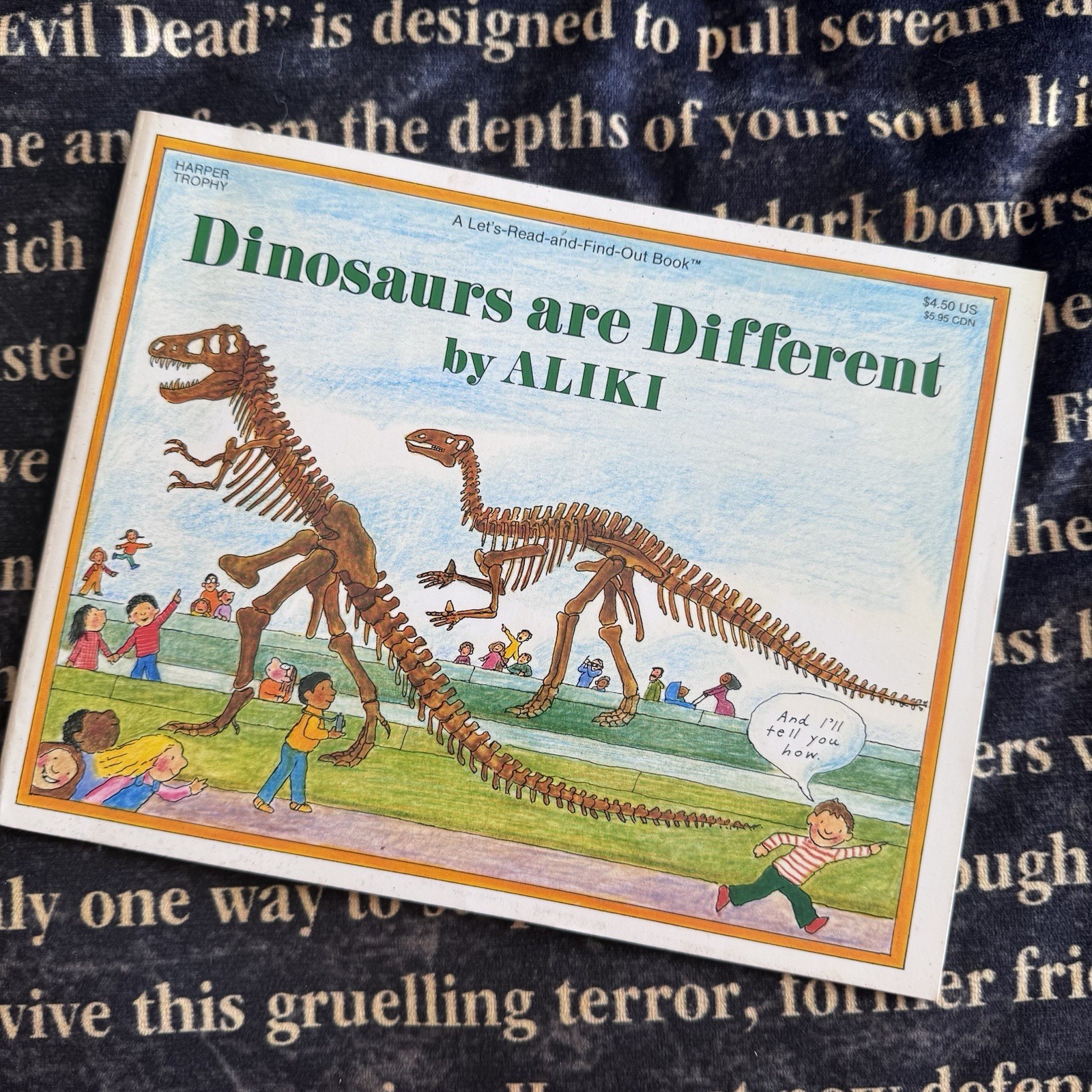 Signed Aliki Books: My Visit To The Dinosaurs And Dinosaurs Are Different -1980s