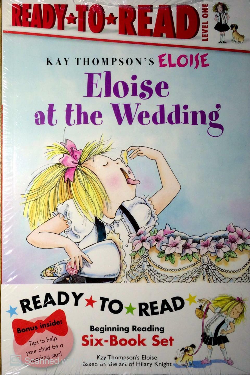 New ELOISE Set of 6 Books Ready to Read Series Level 1 Value Pack 1 Kay Thompson