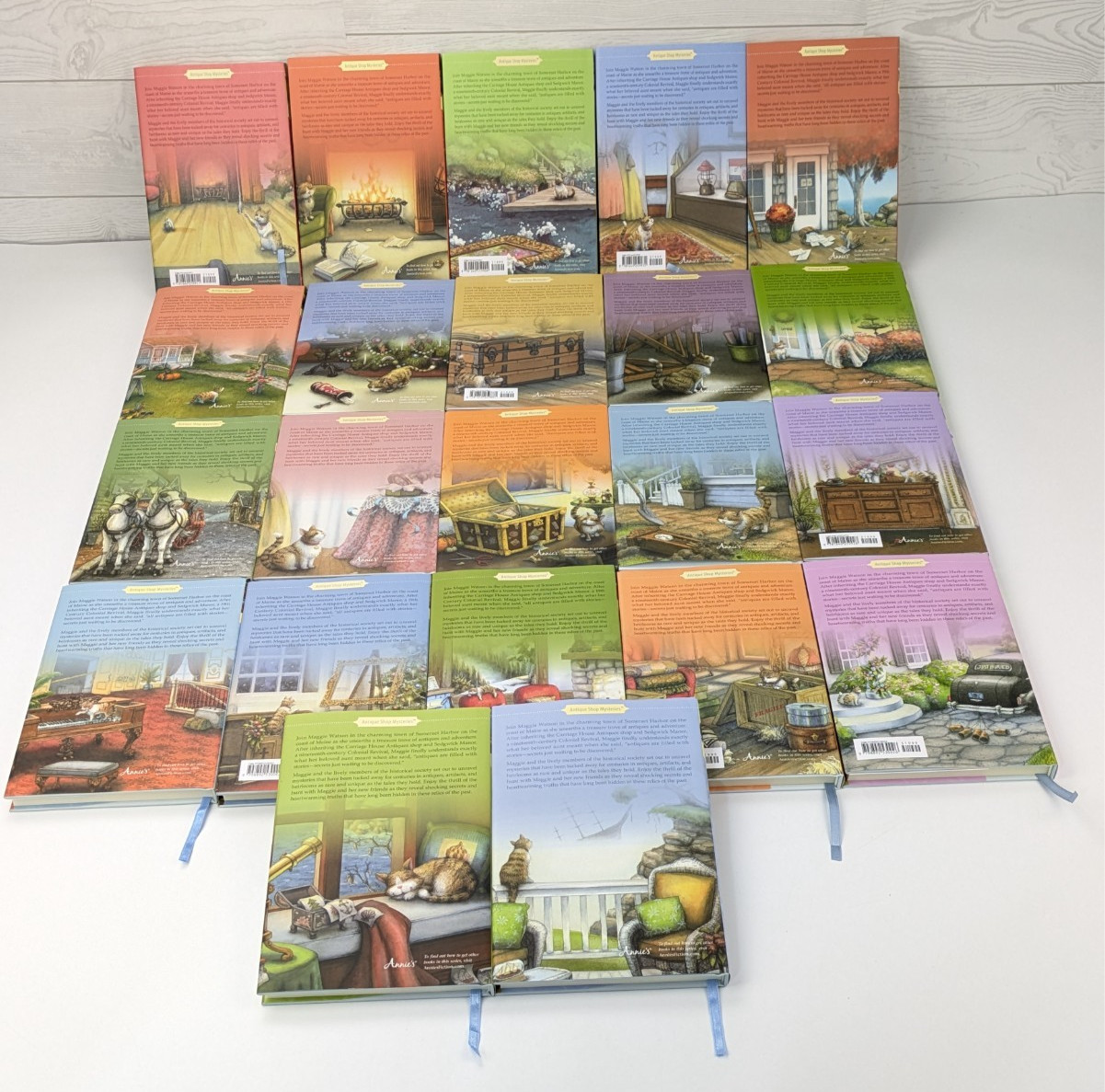Antique Shop Mysteries Hardcover Lot of 22 Book Set w/Dustcovers GREAT SHAPE!