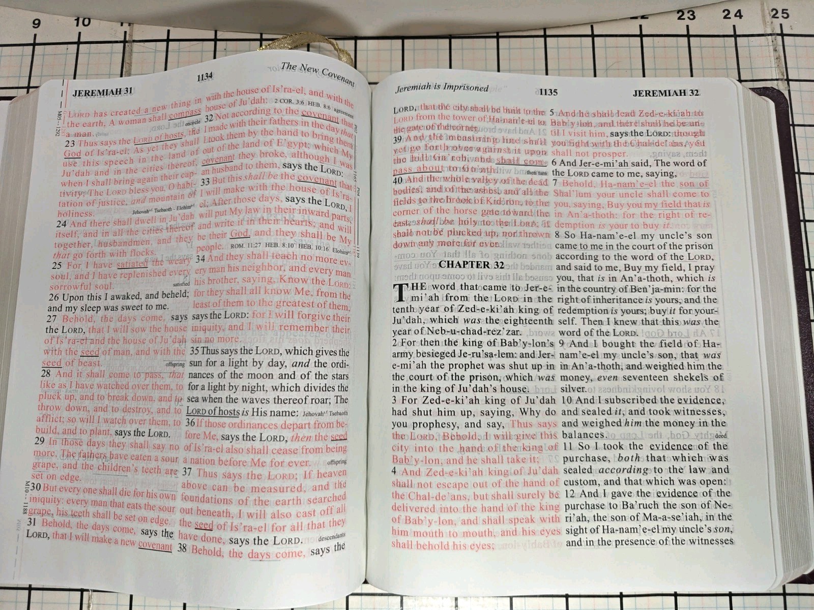 Word of God KJV Bible(Maroon) Large Print Easy Reading Margin Edition Red Letter