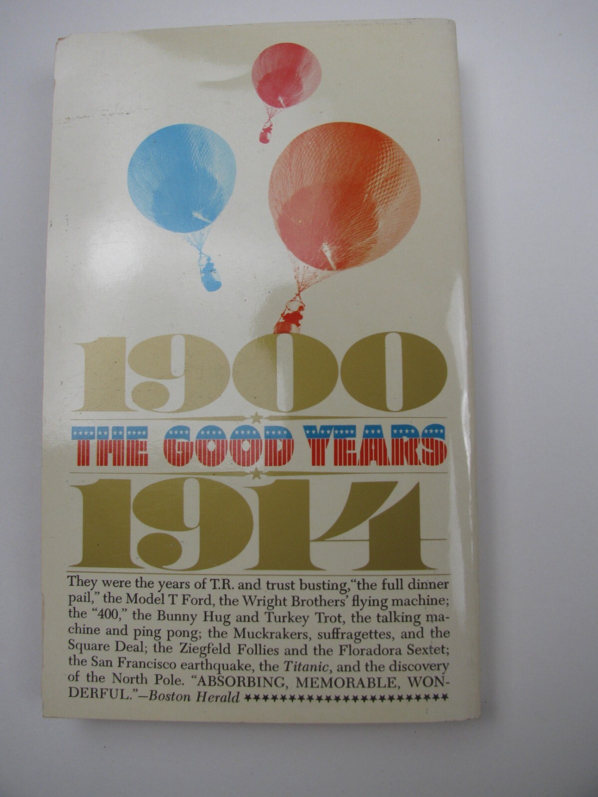 THE GOOD YEARS by Walter Lord Bantam Books 6th Printing 1969 Paperback PB