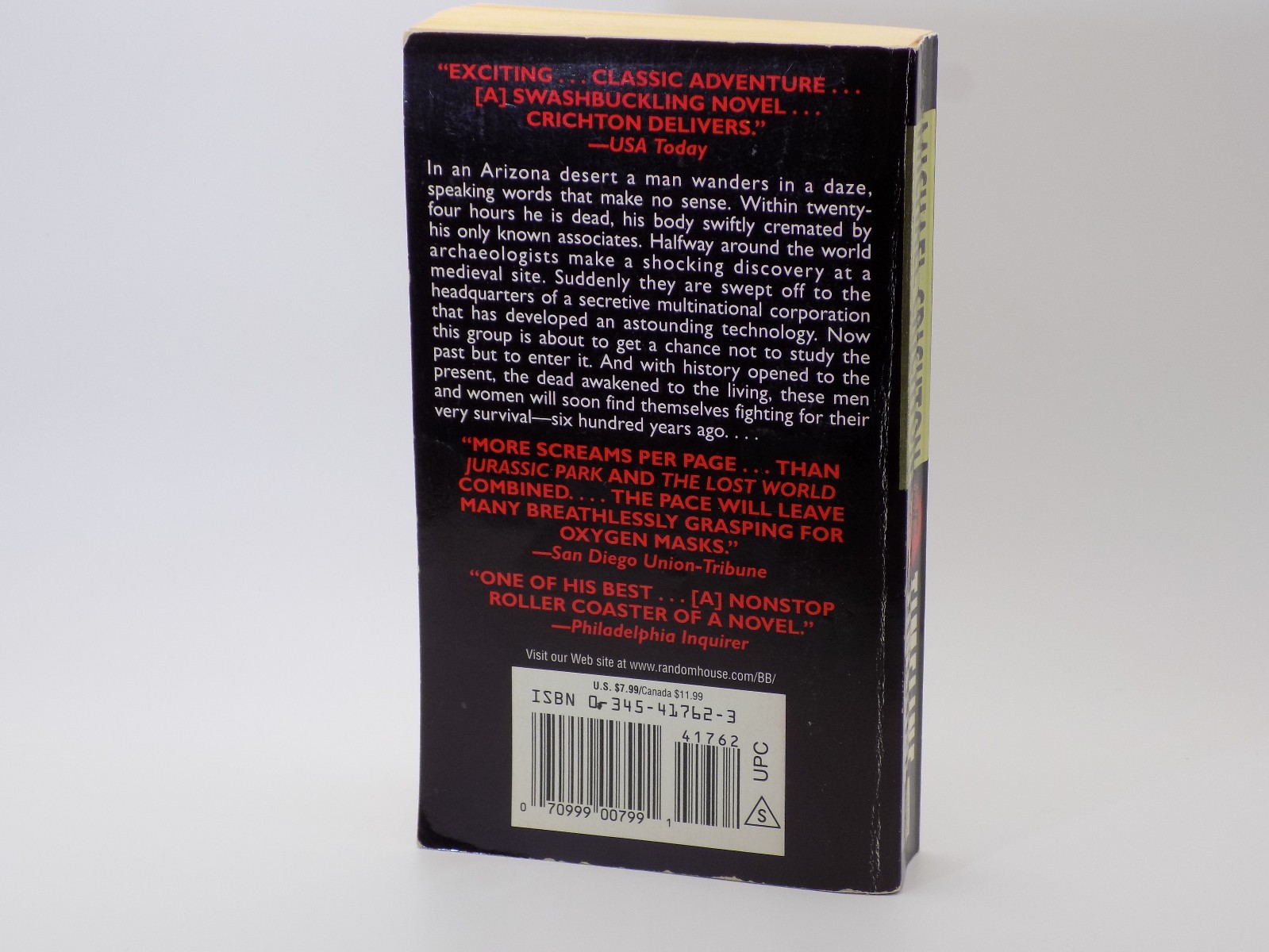 Michael Crichton Paperback Lot of 5 – Sphere · Disclosure · Congo · Timeline +