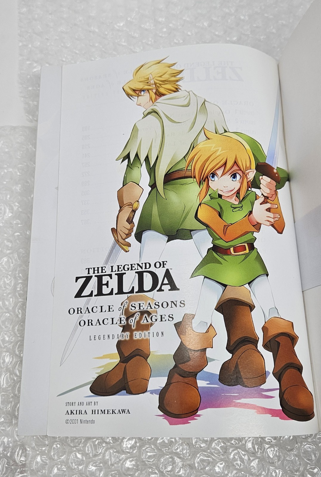 Zelda Legendary Edition Manga Set Ocarina Majora Oracle HC VIZ