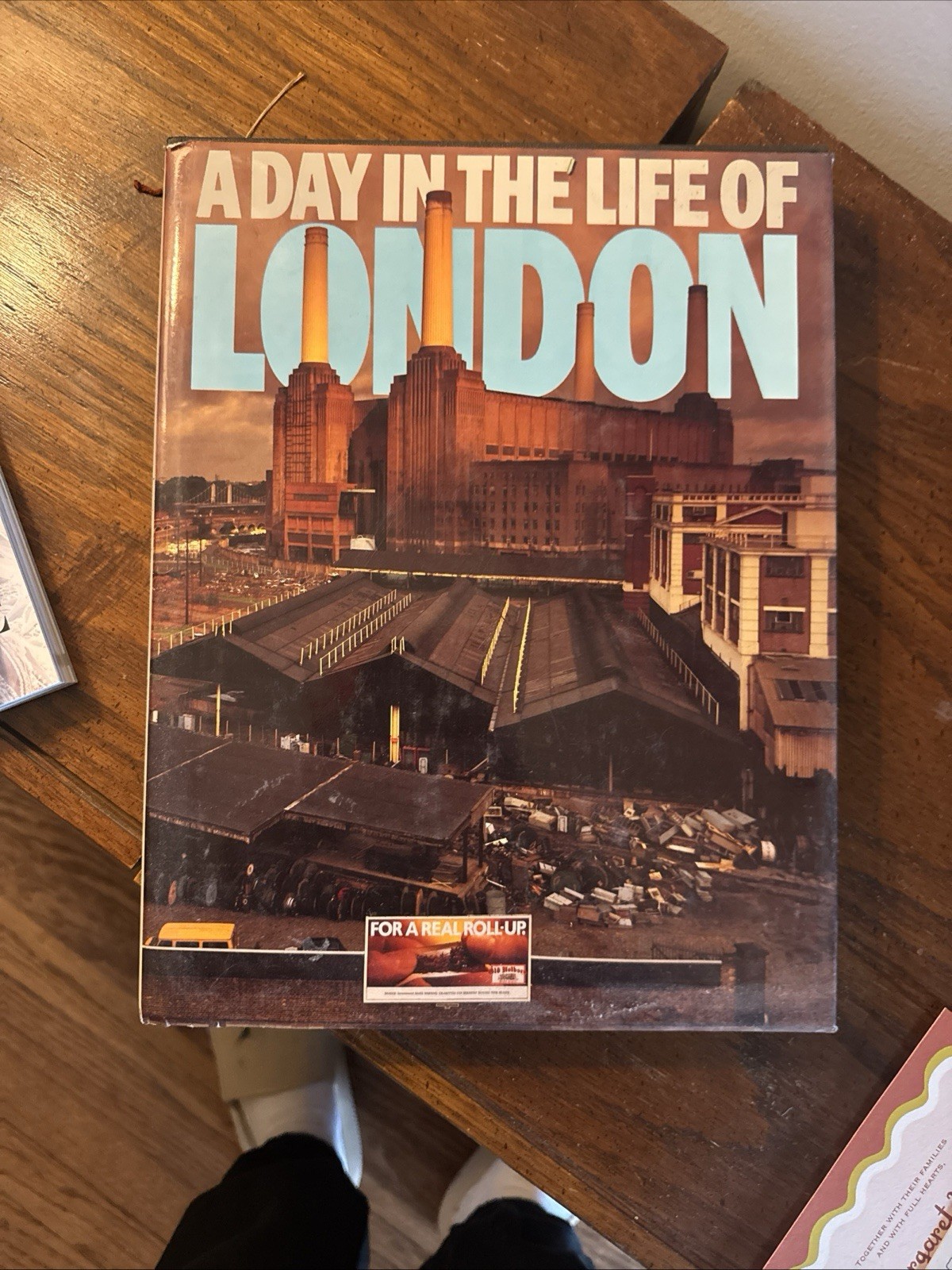 A DAY IN THE LIFE OF LONDON 1984 Photography Book. Coffee Table London Book.