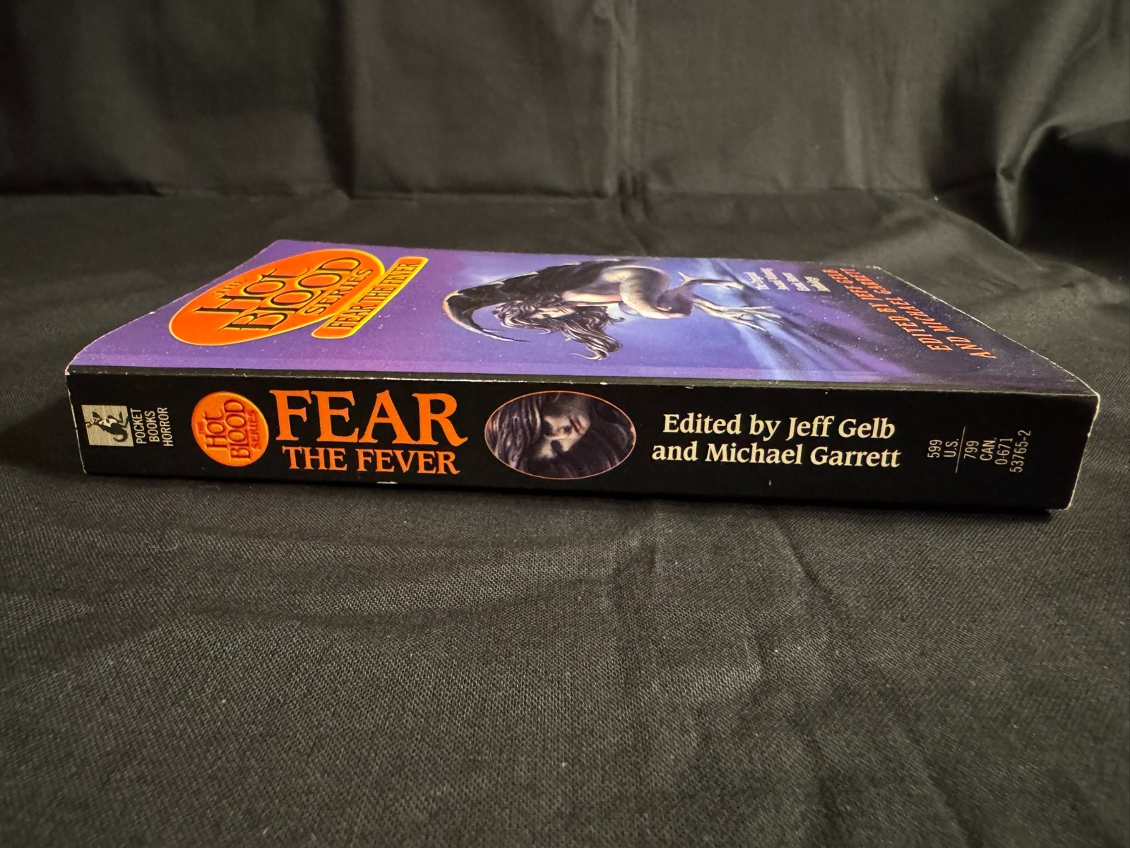 FEAR THE FEVER ed. by Jeff Gelb (1st Pocket Books pb ed) 1996 VG+ horror stories