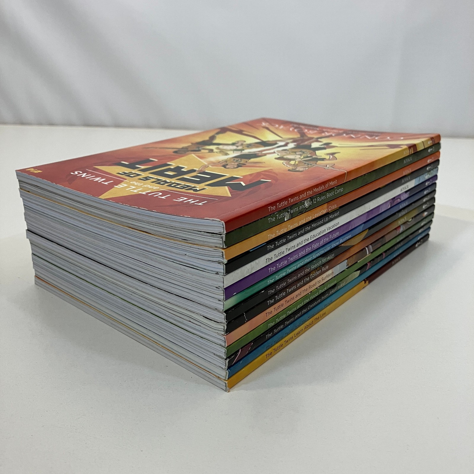 Tuttle Twins Books 1-14 Complete Series Lot Libertas Institute Libertarianism PB
